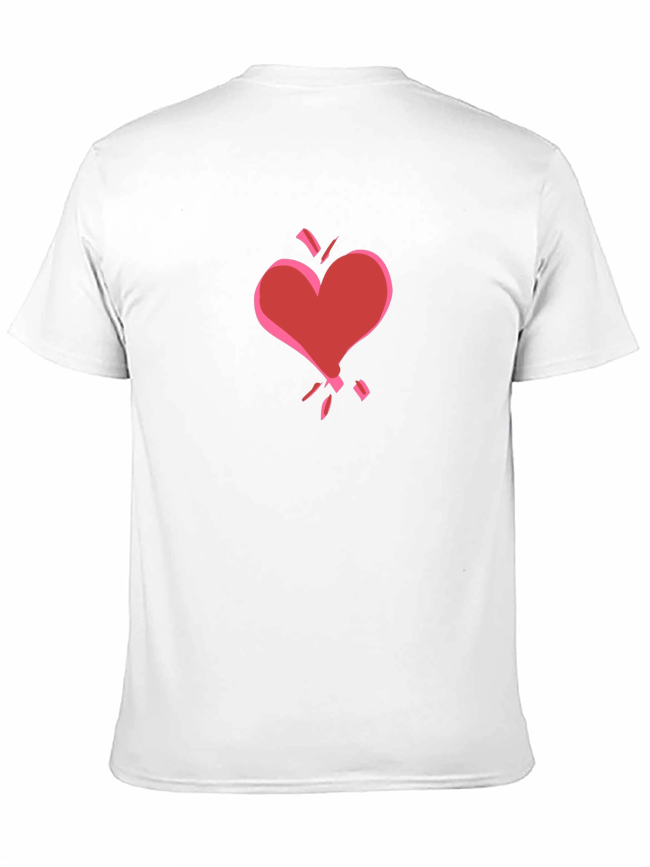 Broken Heart Graphic Tee - Black