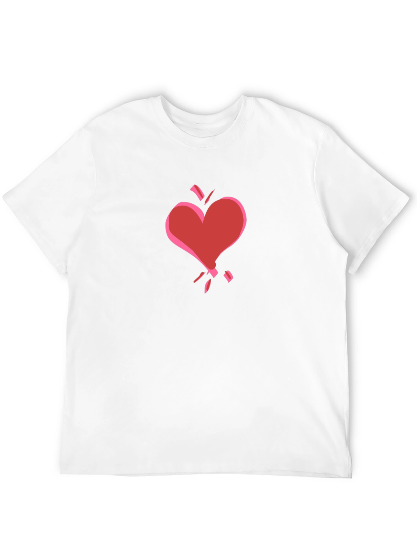 Broken Heart Graphic Tee - Black
