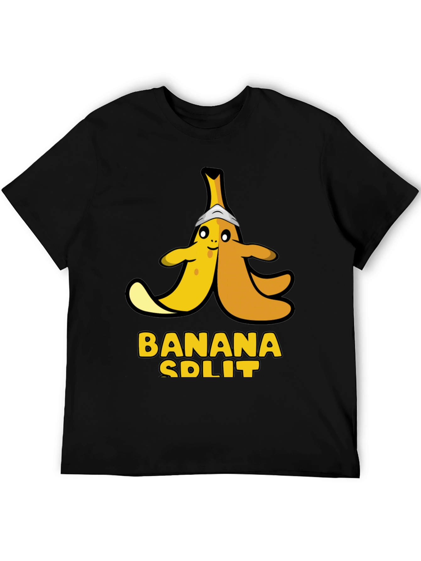 Banana Split Graphic Tee - Humorous Food Shirt
