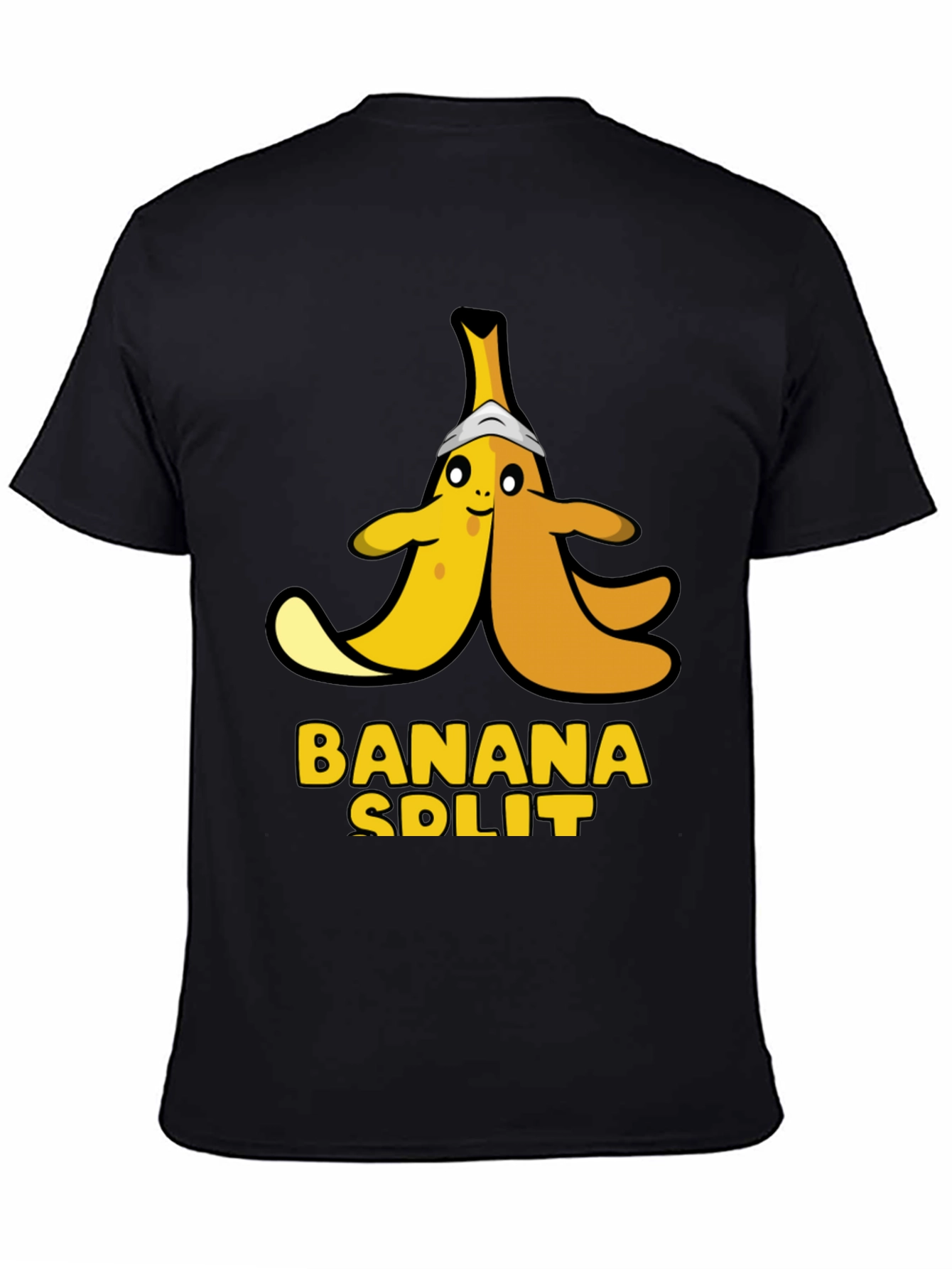 Banana Split Graphic Tee - Humorous Food Shirt