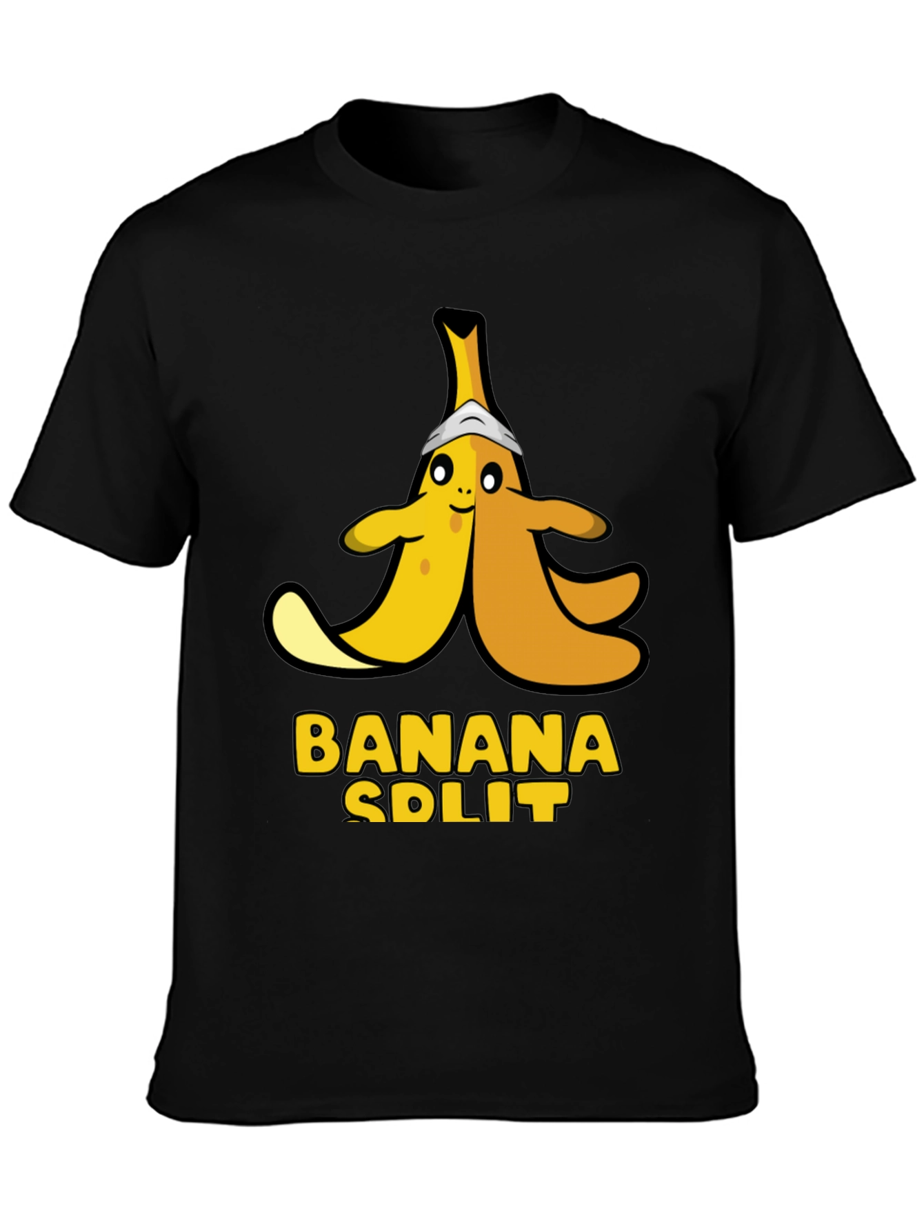 Banana Split Graphic Tee - Humorous Food Shirt