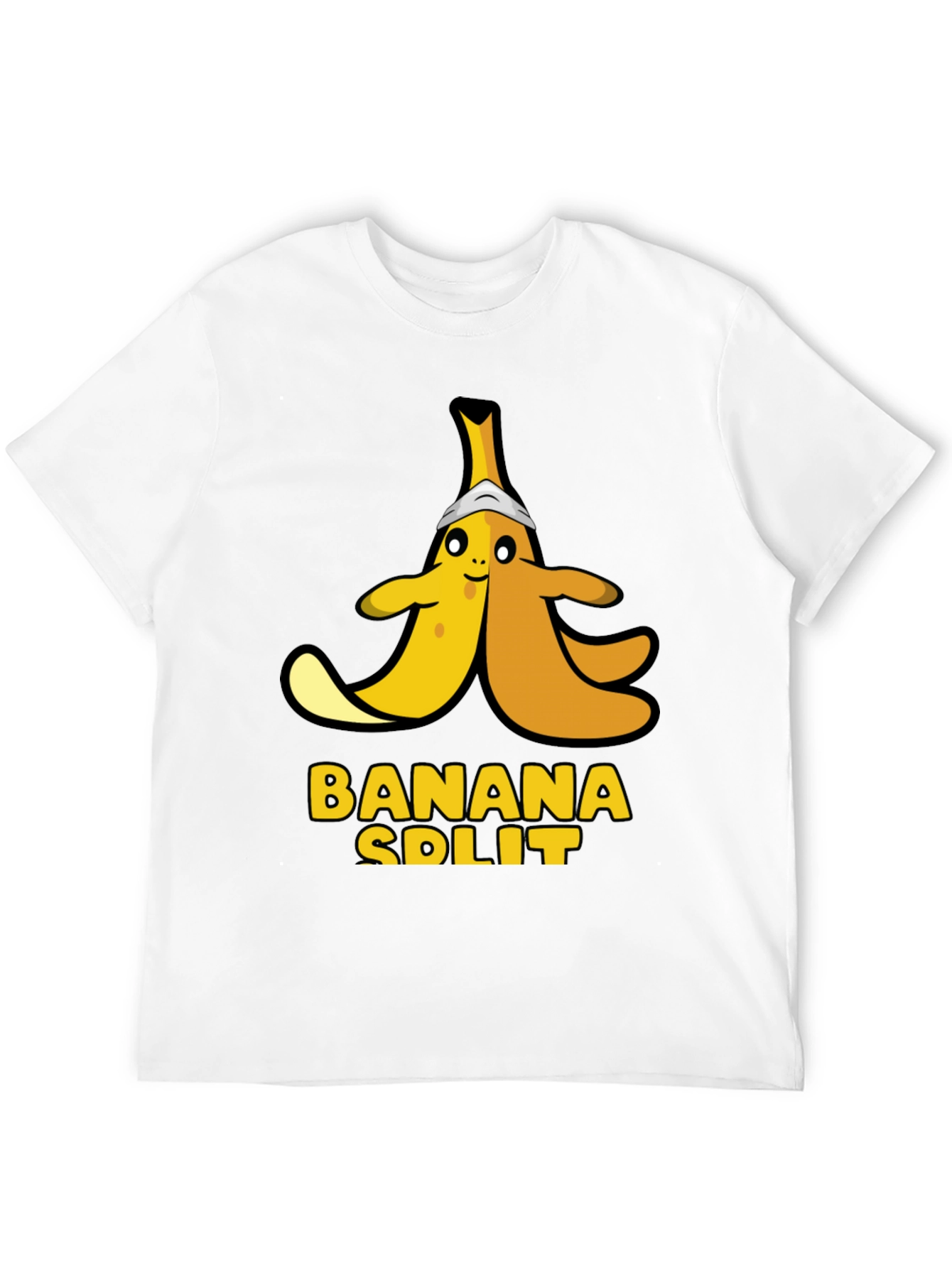 Banana Split Graphic Tee - Humorous Food Shirt