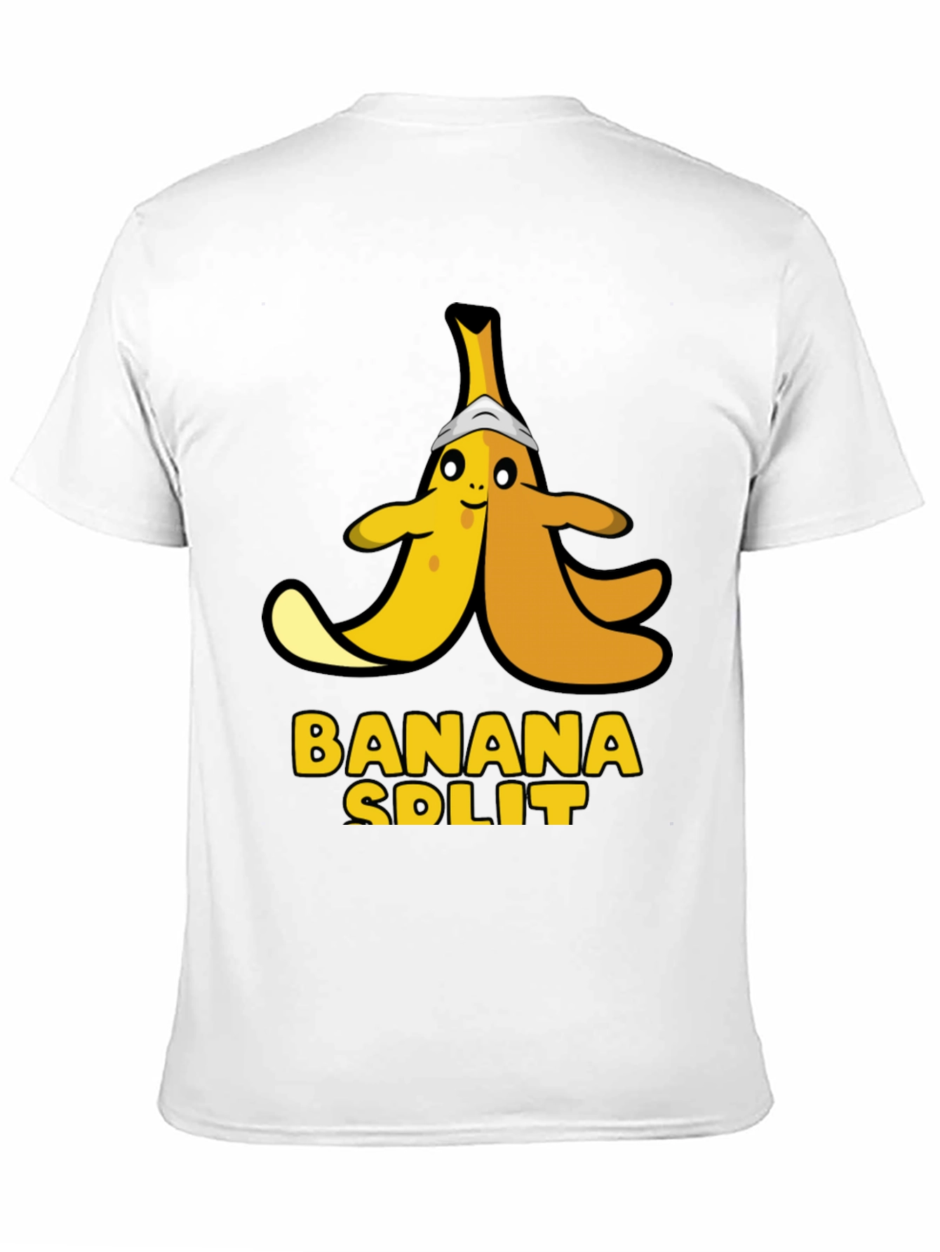 Banana Split Graphic Tee - Humorous Food Shirt