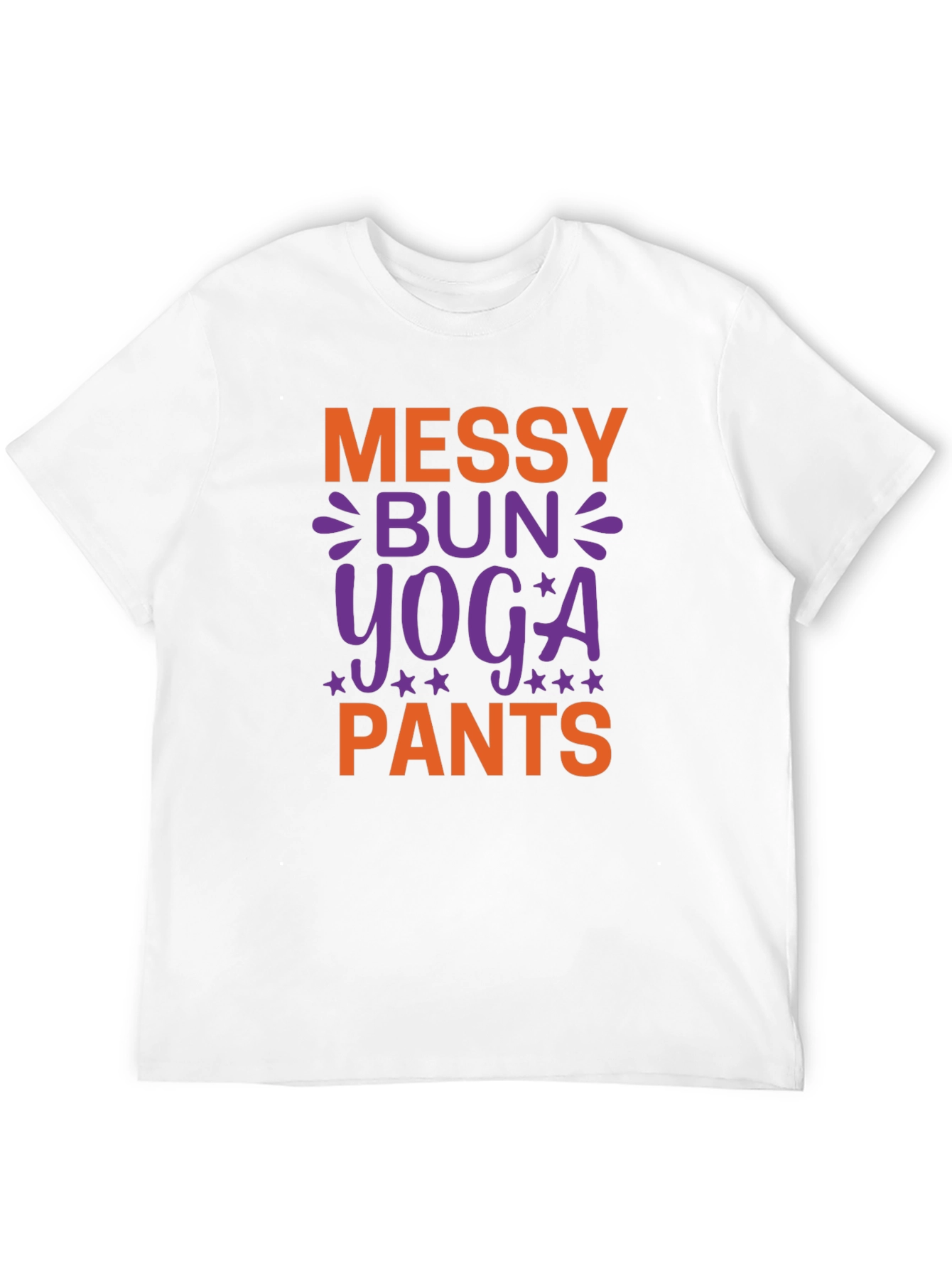 Messy Bun Yoga Pants T-Shirt