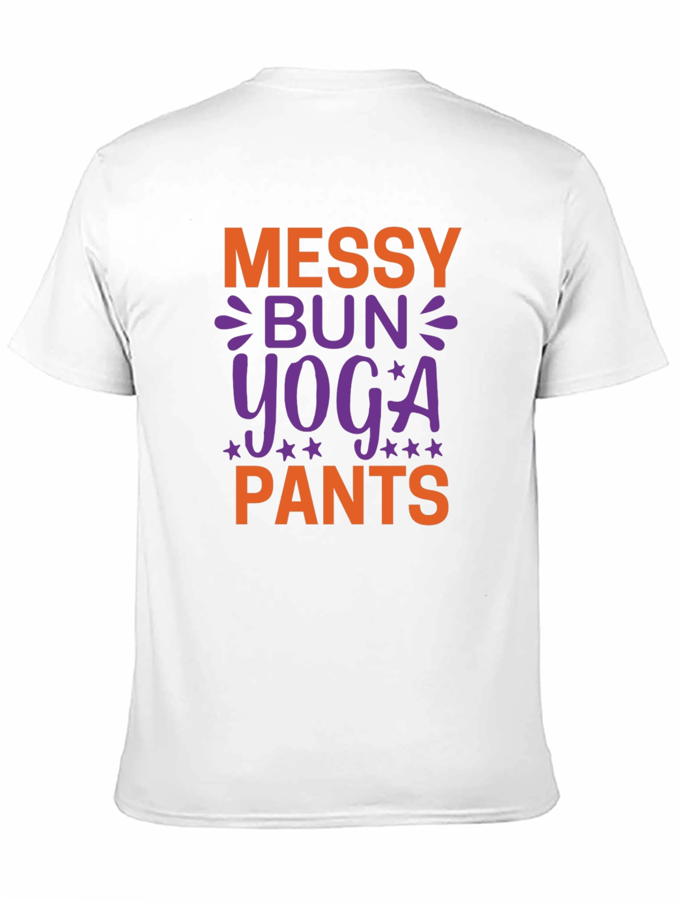 Messy Bun Yoga Pants T-Shirt