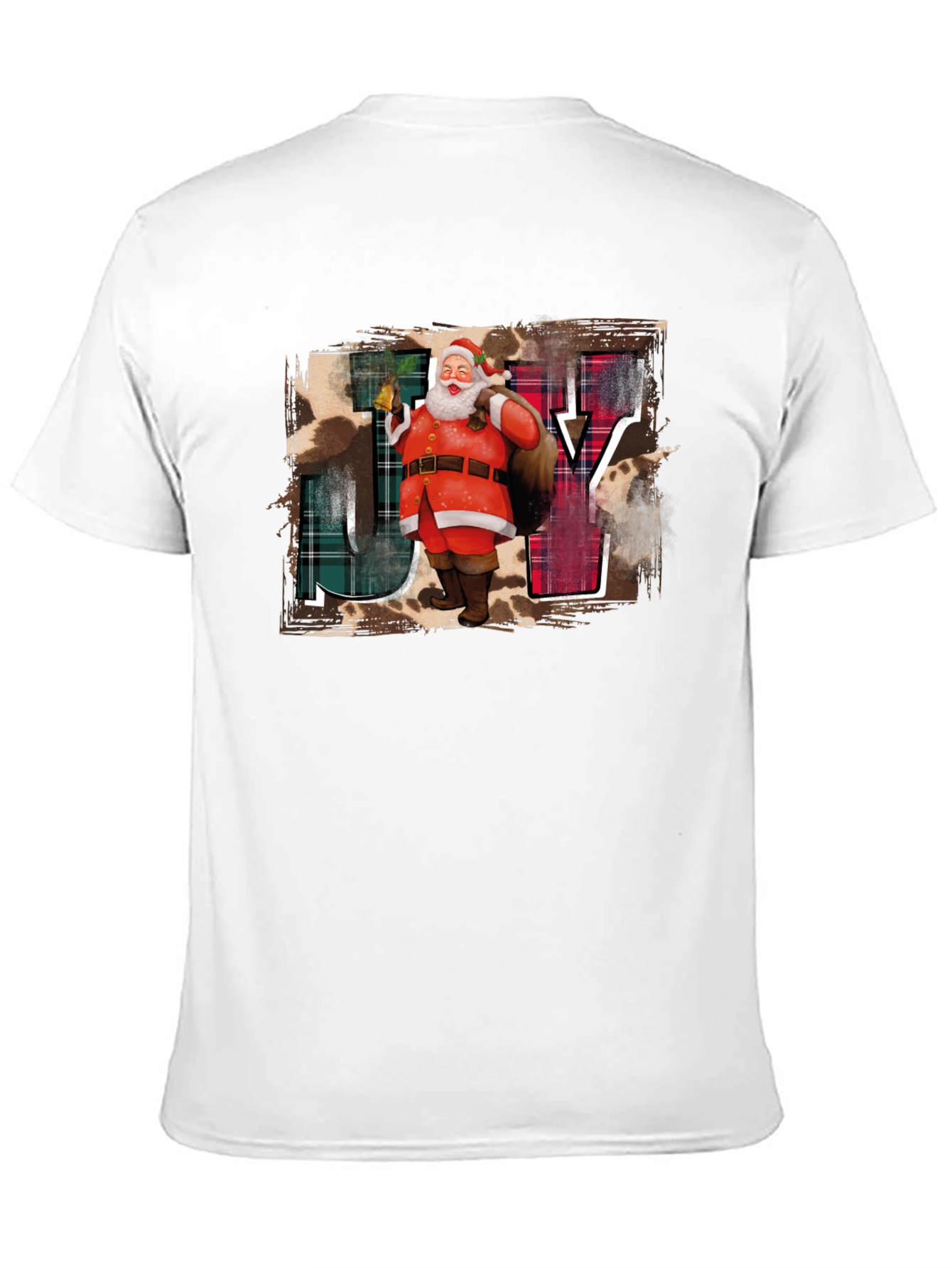 JOY Santa T-Shirt - Festive Holiday Apparel