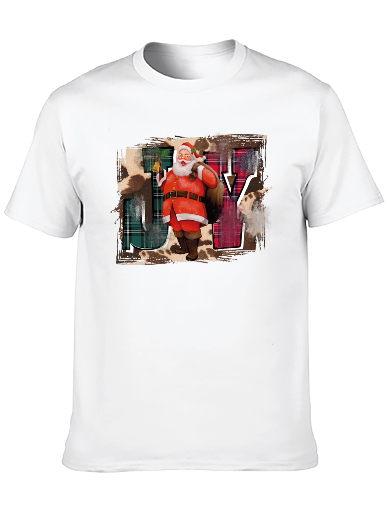 JOY Santa T-Shirt - Festive Holiday Apparel