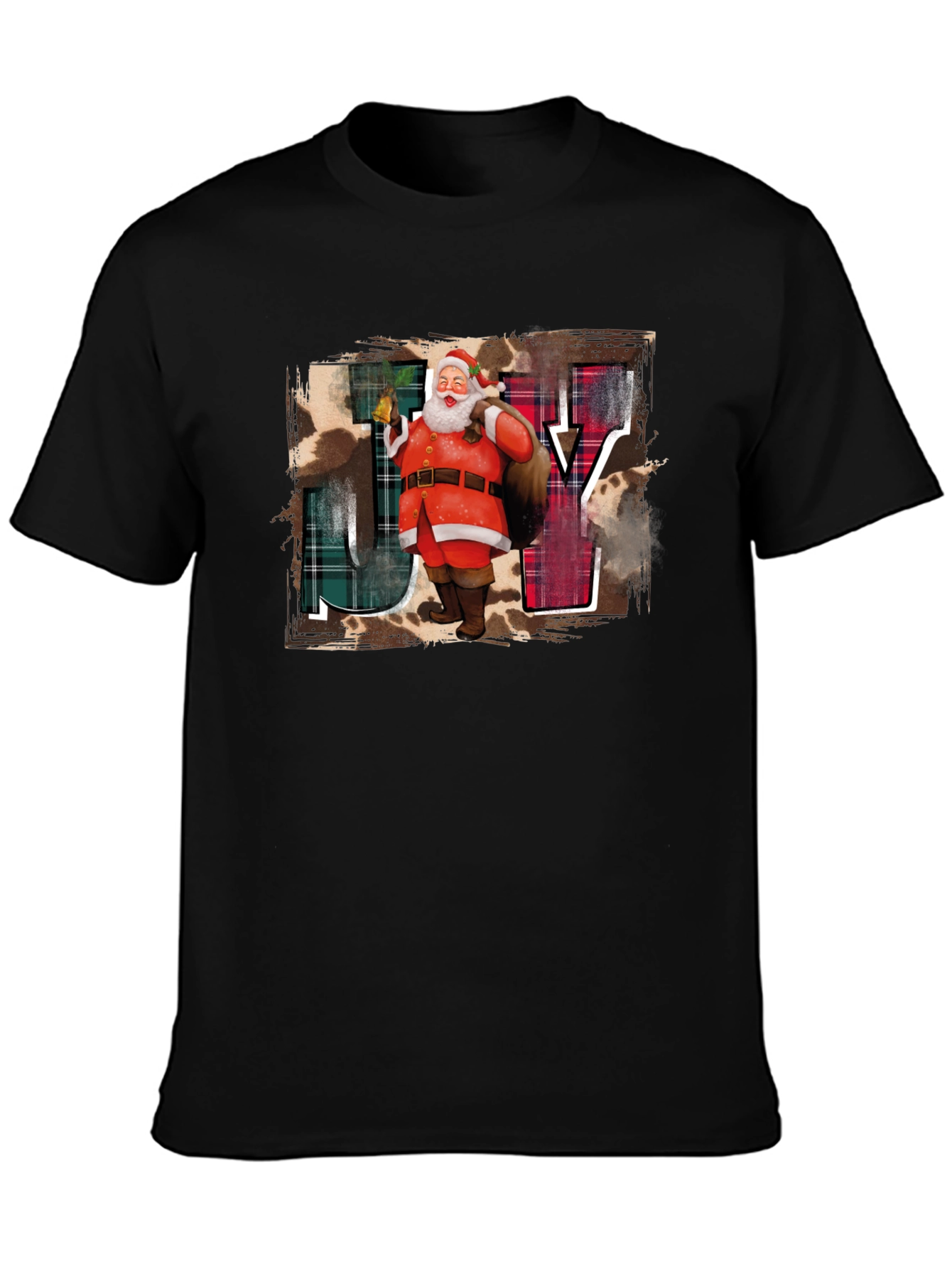 JOY Santa T-Shirt - Festive Holiday Apparel