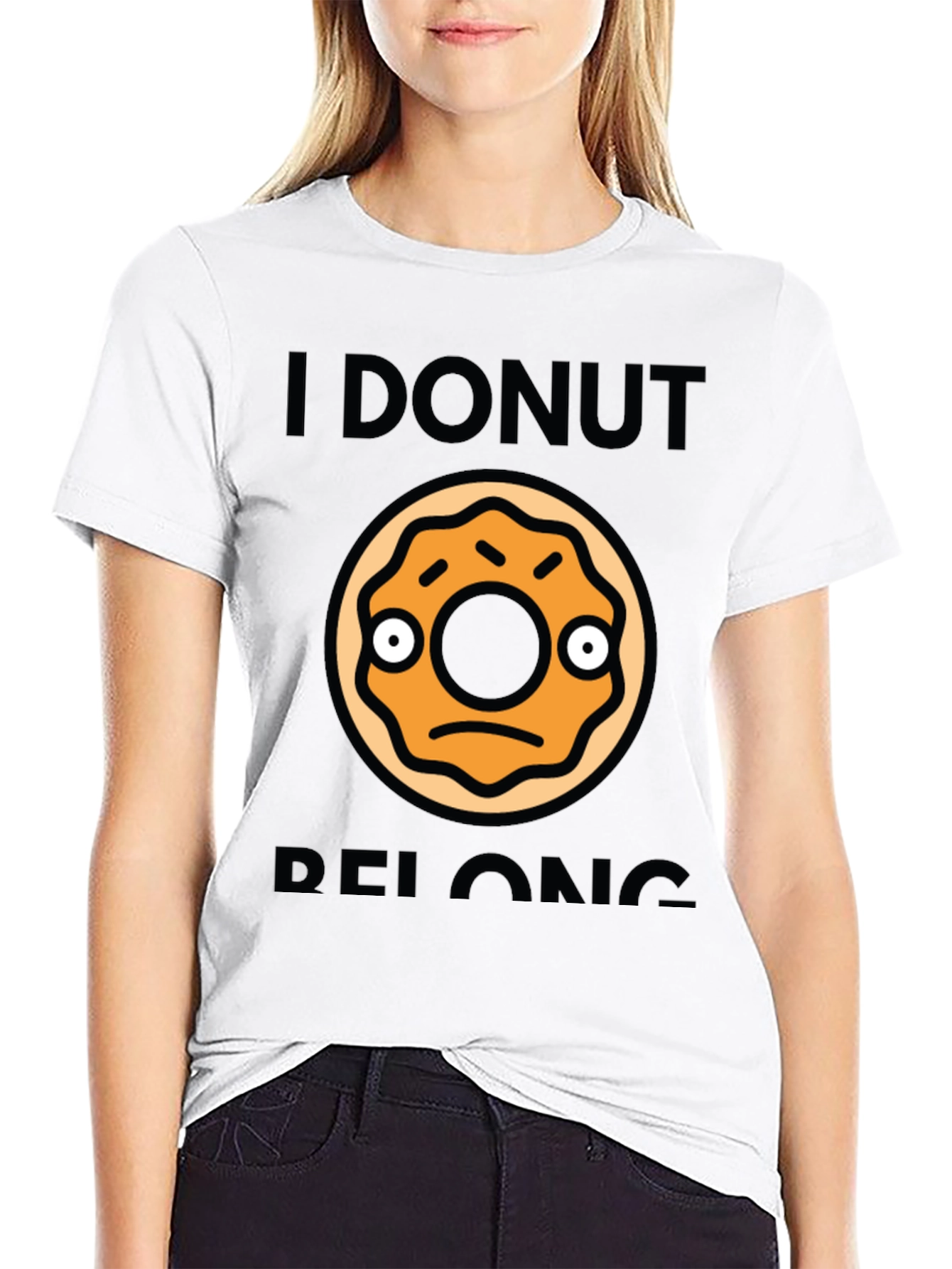 I DONUT Belong Funny Graphic T-Shirt