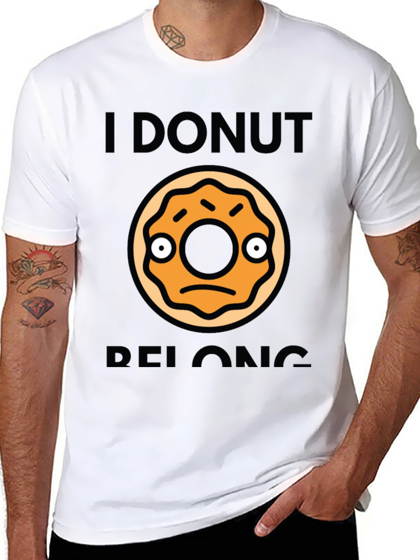 I DONUT Belong Funny Graphic T-Shirt