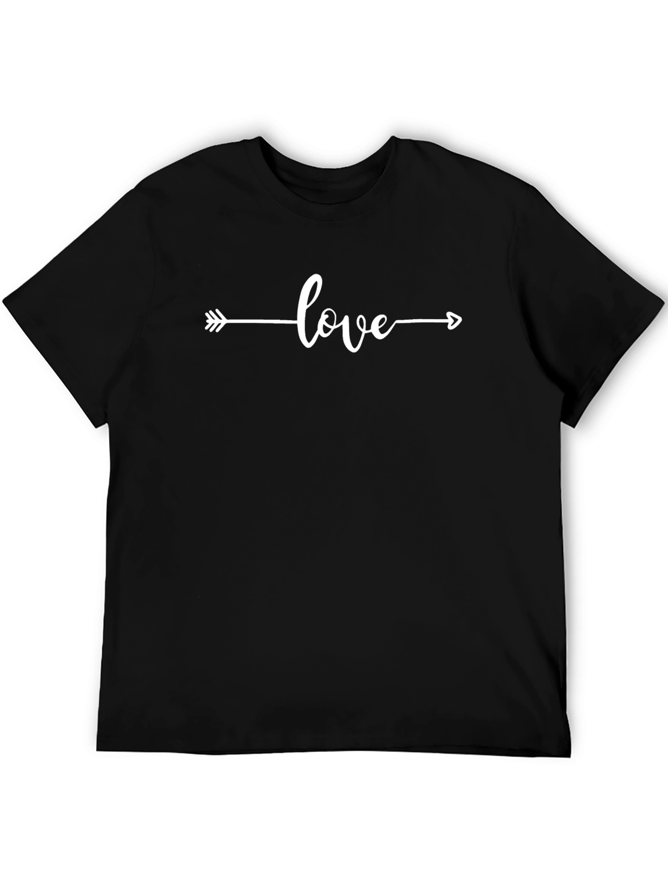 Love Arrow Black T-Shirt