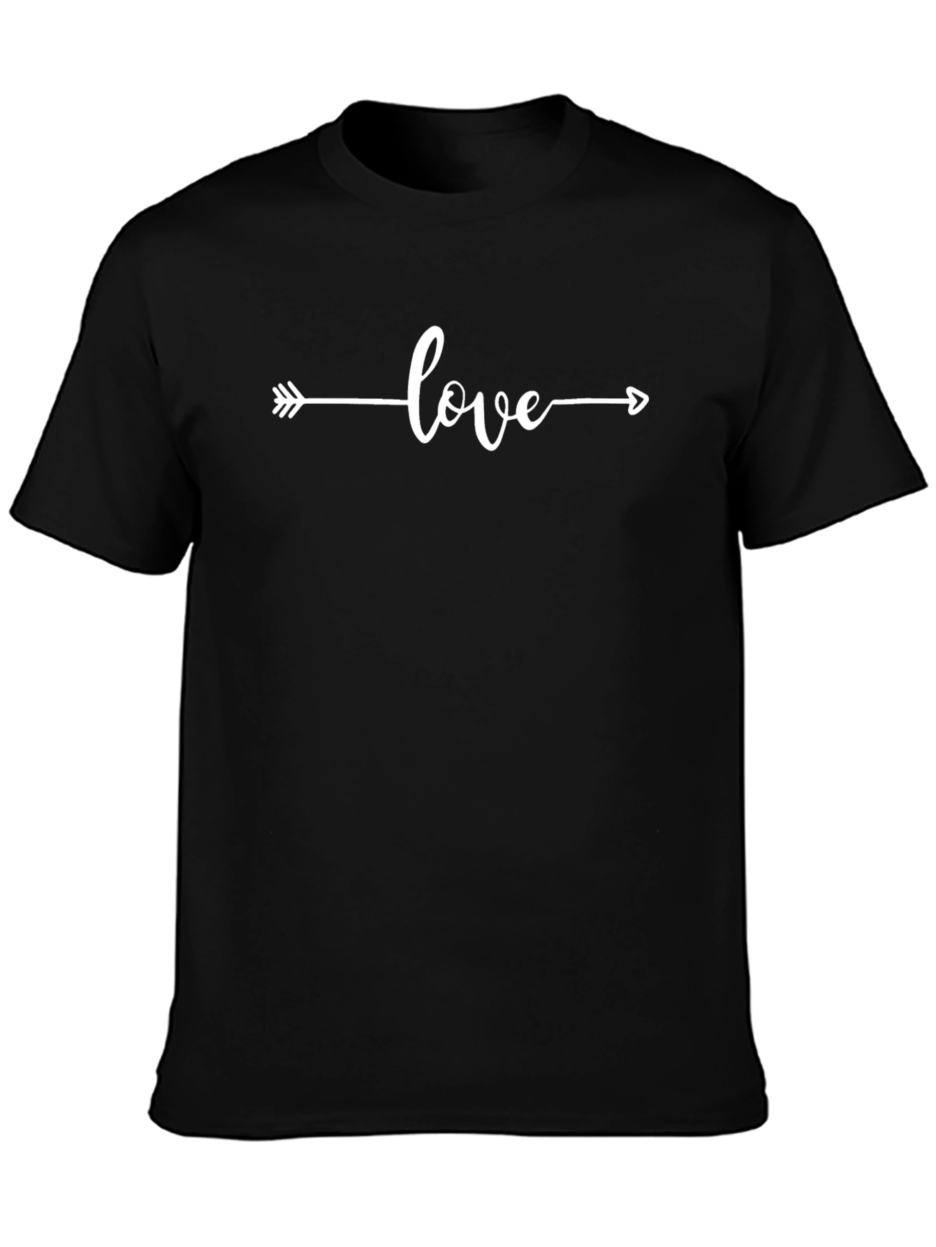 Love Arrow Black T-Shirt