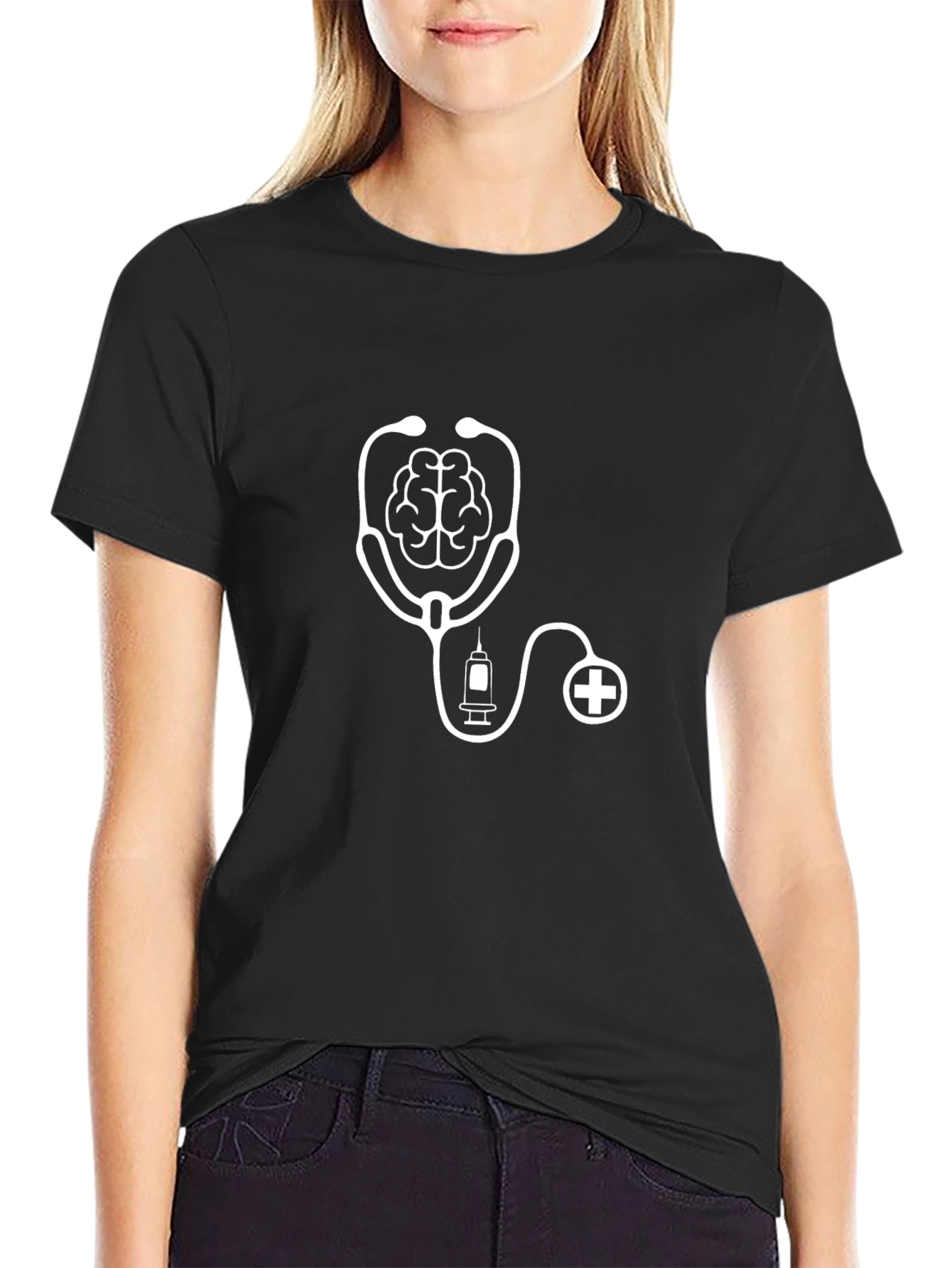 Brain Stethoscope Tee - Medical Mind T-Shirt