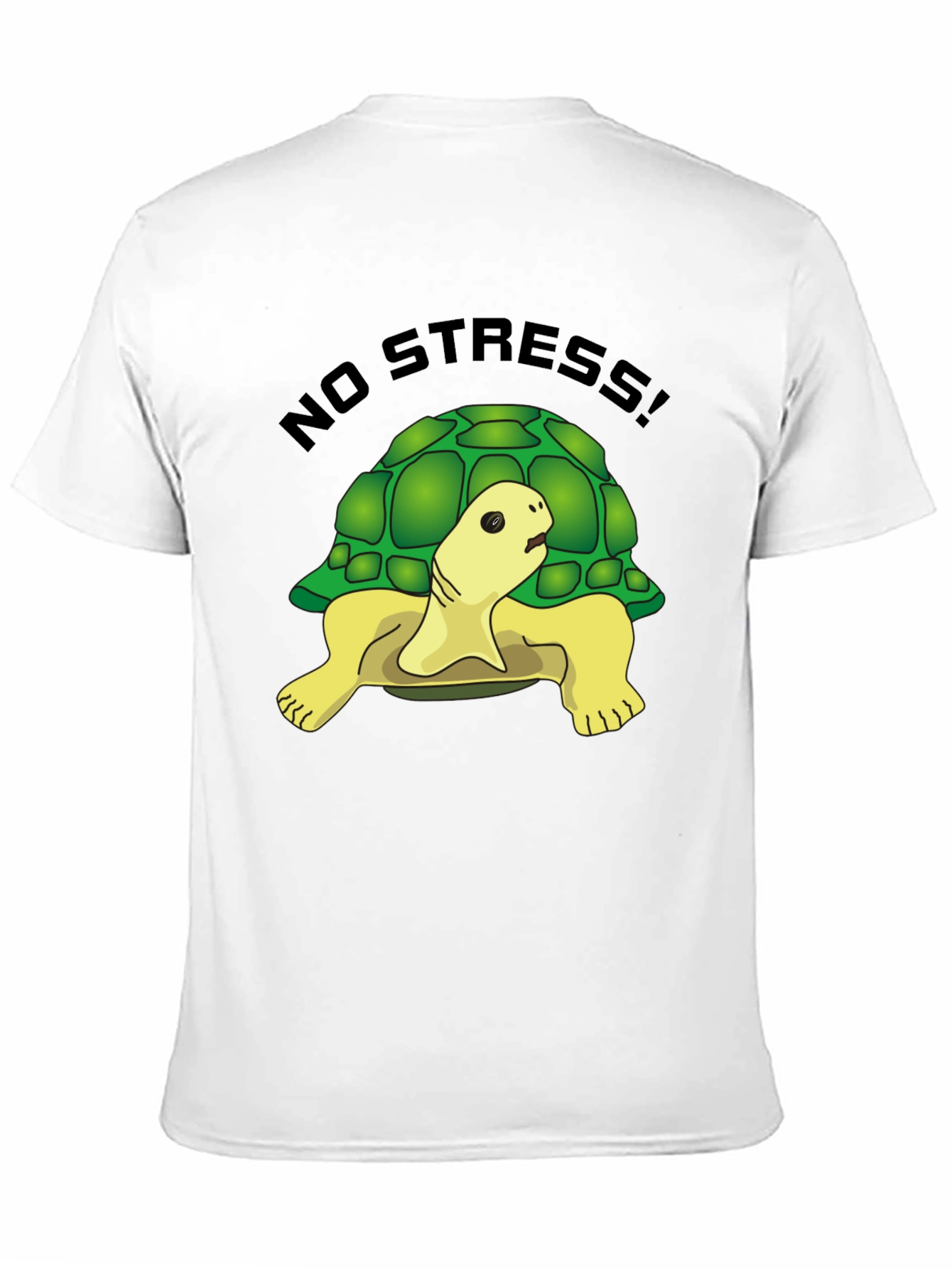 No Stress Turtle Graphic Tee - Relaxed Fit