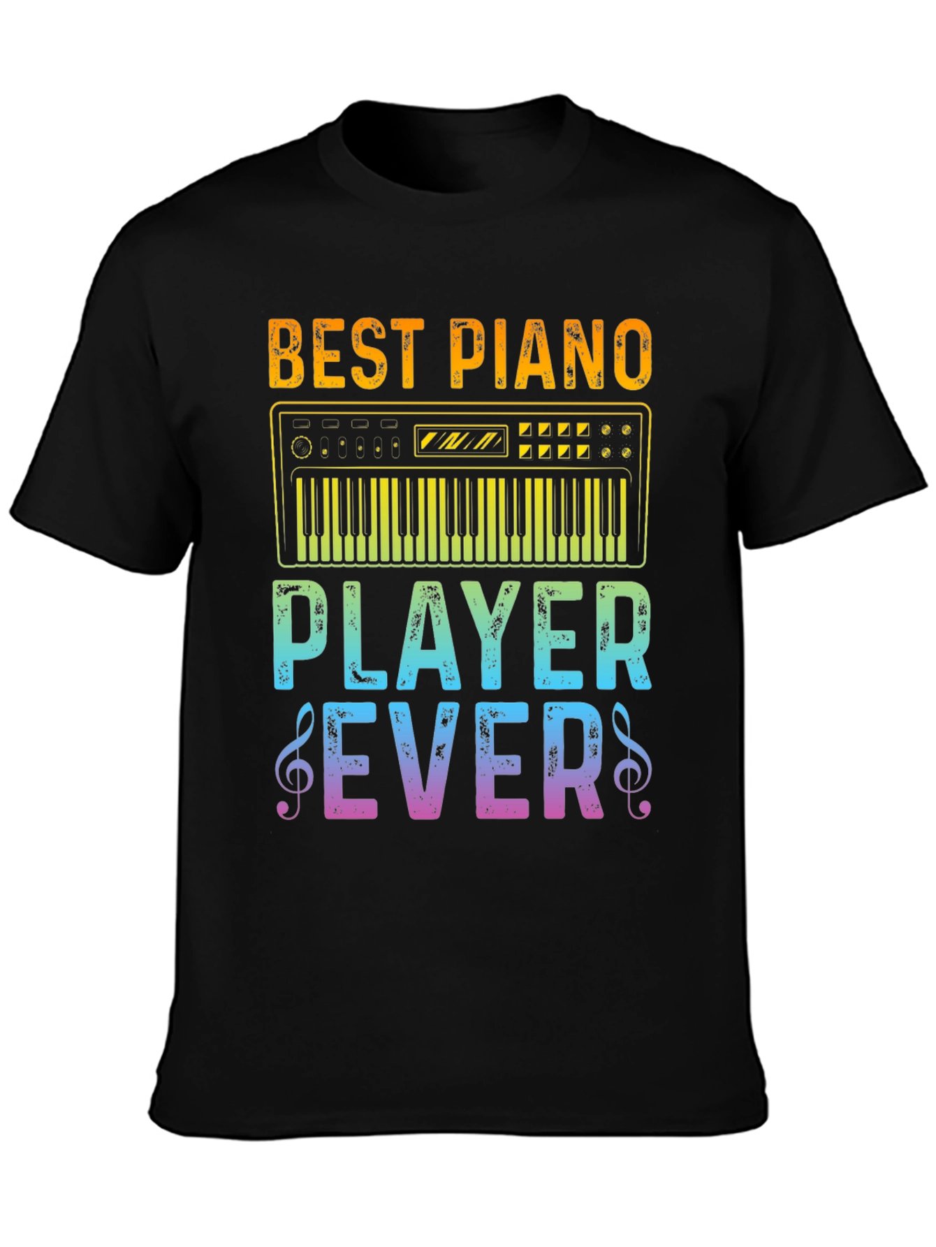 Best Piano Player Ever Graphic T-Shirt