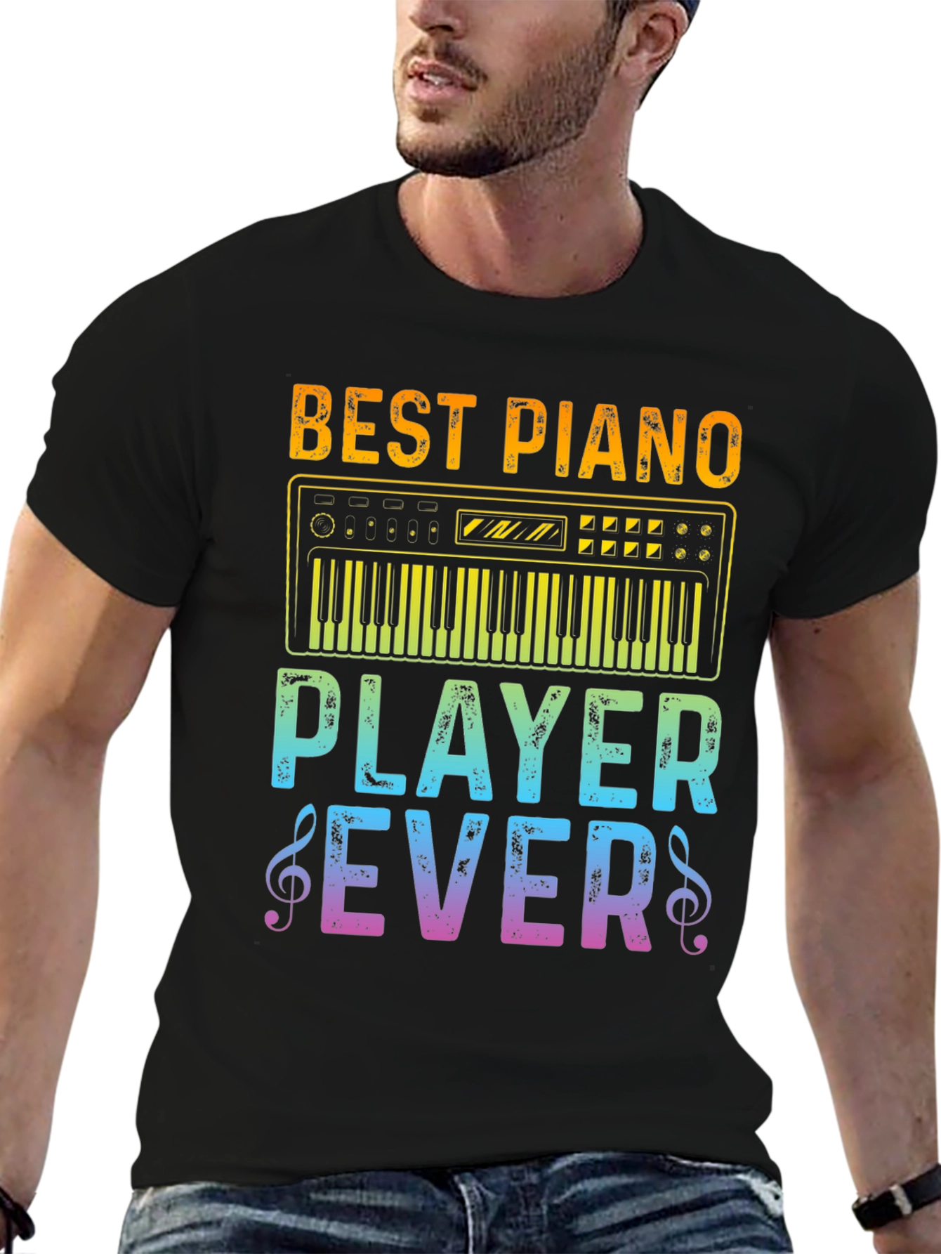 Best Piano Player Ever Graphic T-Shirt