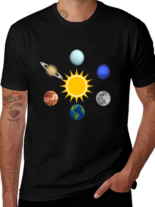 Planets Graphic T-Shirt - Solar System Tee