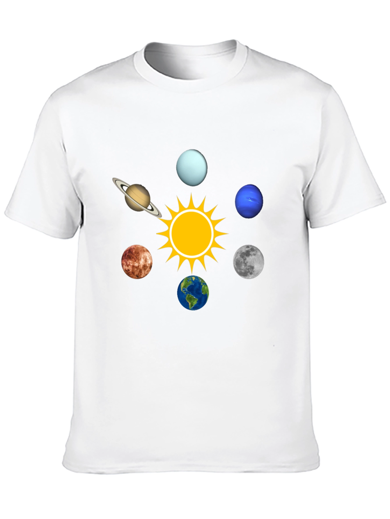 Planets Graphic T-Shirt - Solar System Tee