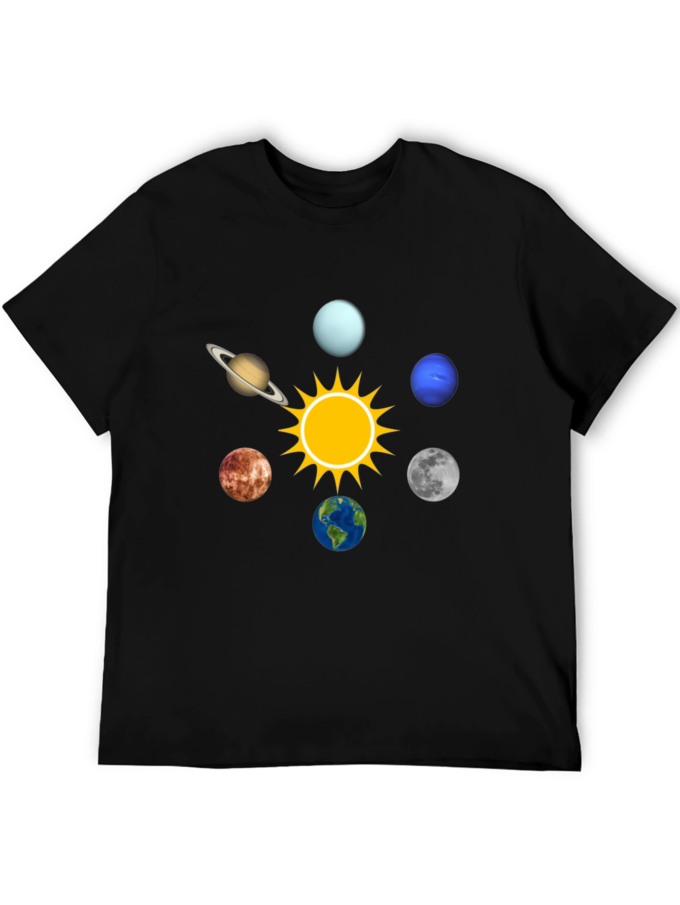 Planets Graphic T-Shirt - Solar System Tee