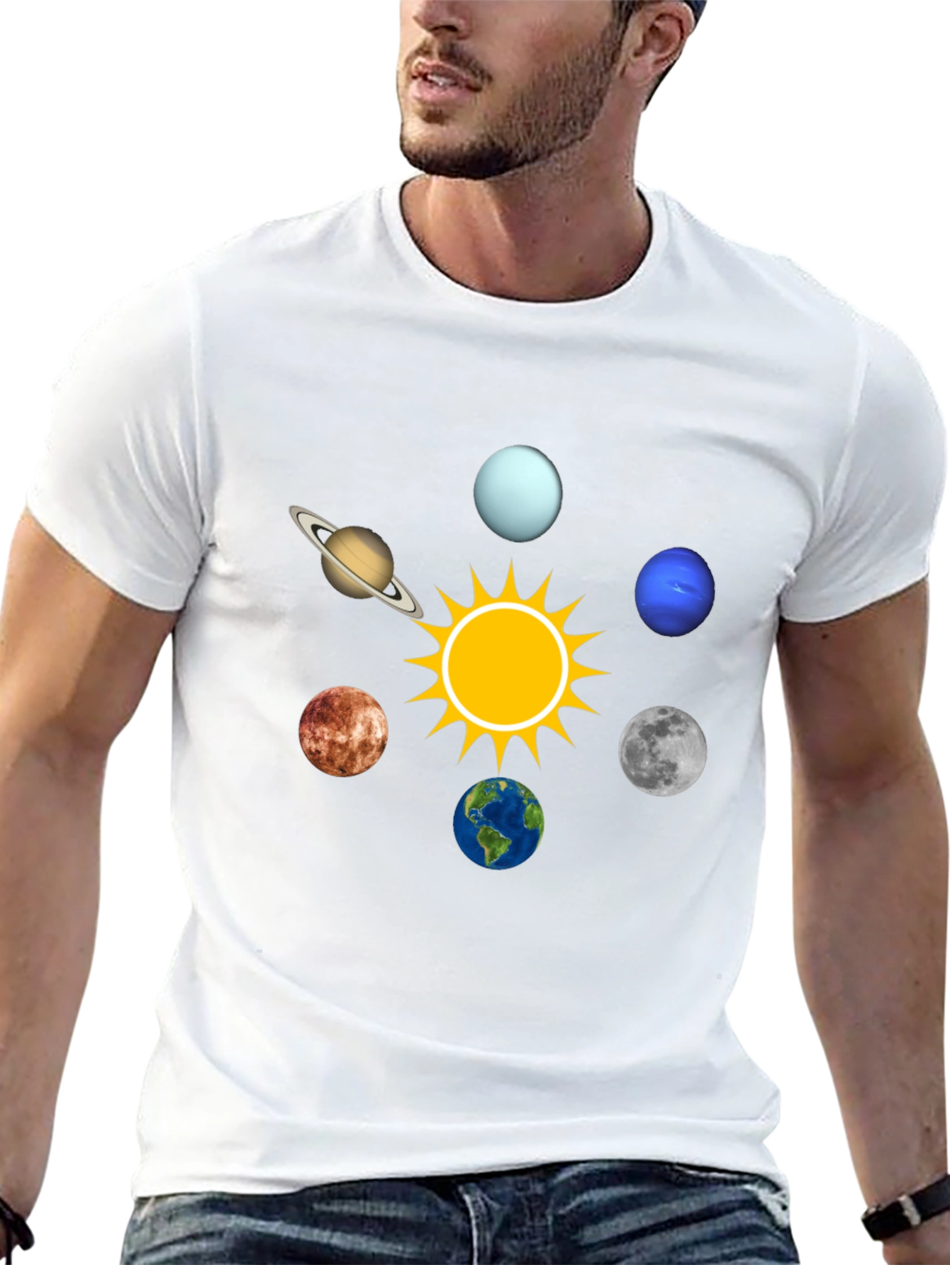 Planets Graphic T-Shirt - Solar System Tee