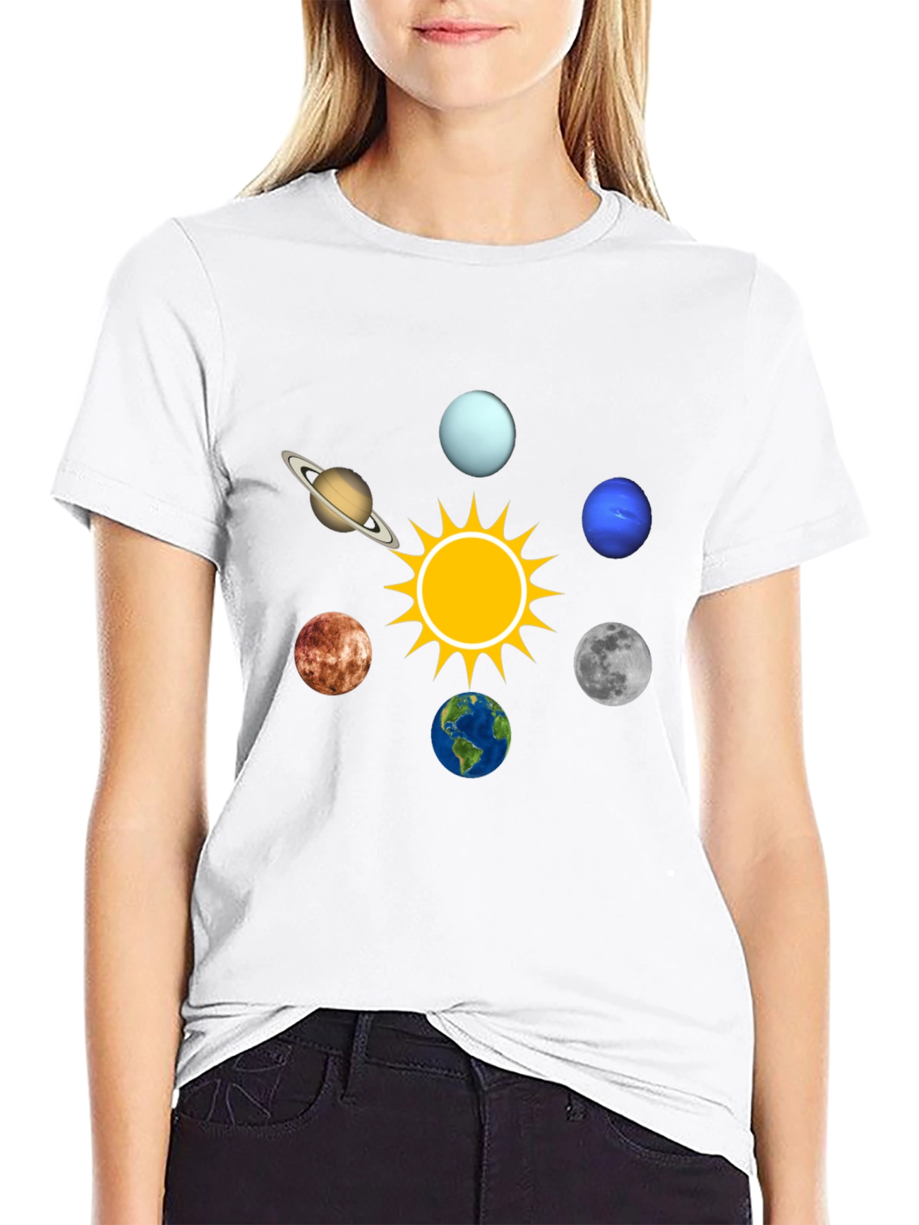 Planets Graphic T-Shirt - Solar System Tee