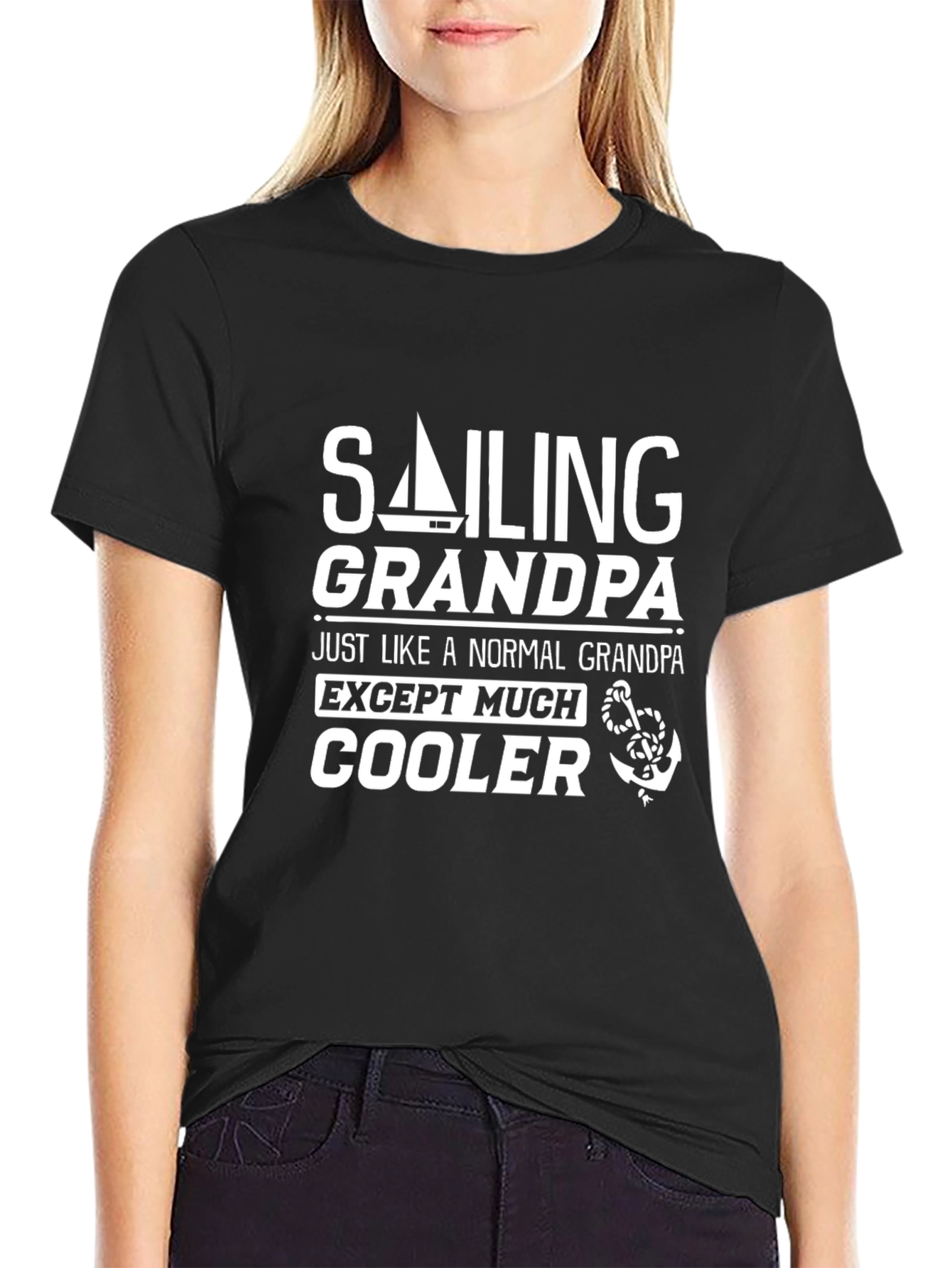 Sailing Grandpa T-Shirt - Cooler Than Normal Grandpa