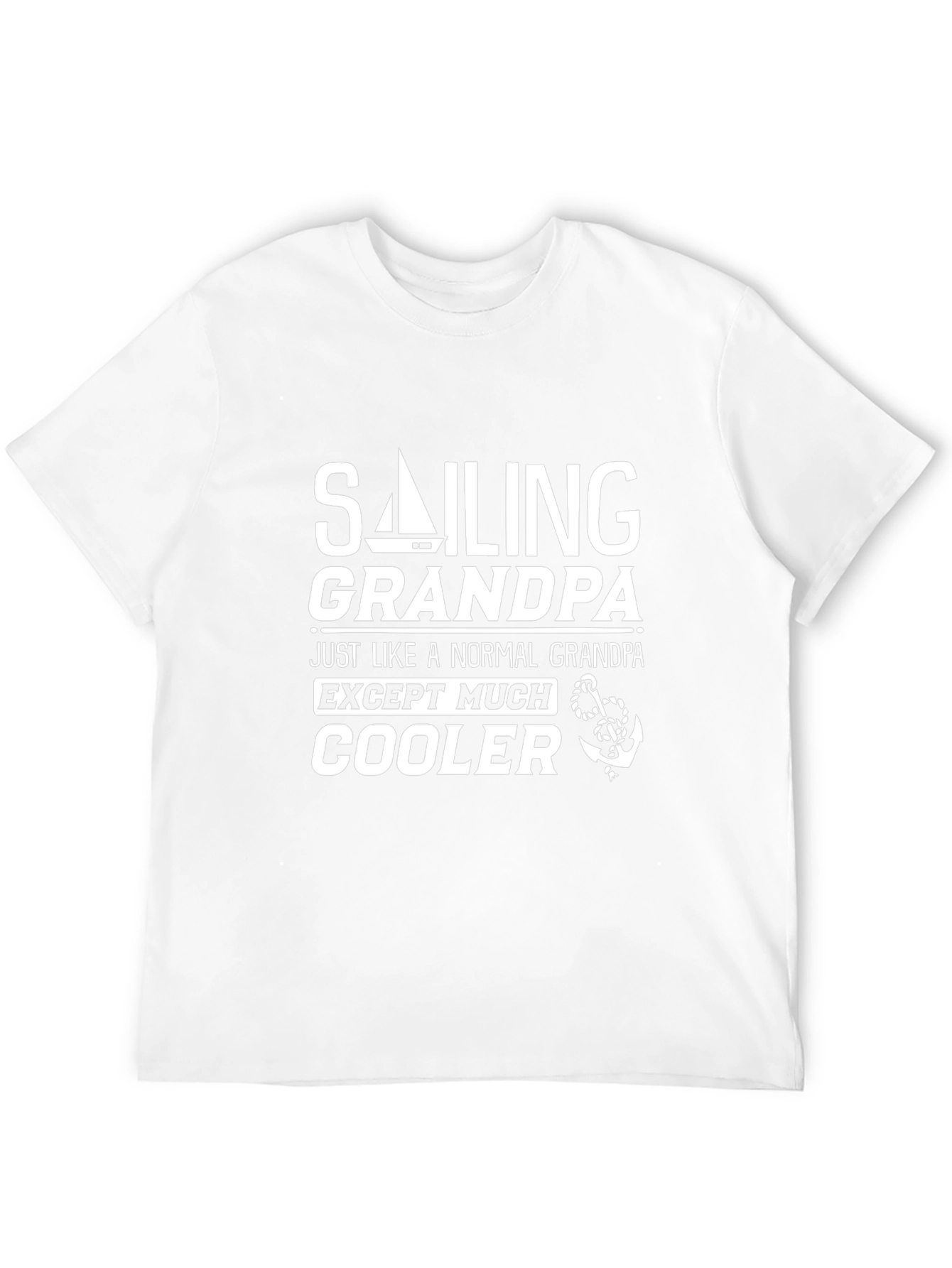 Sailing Grandpa T-Shirt - Cooler Than Normal Grandpa