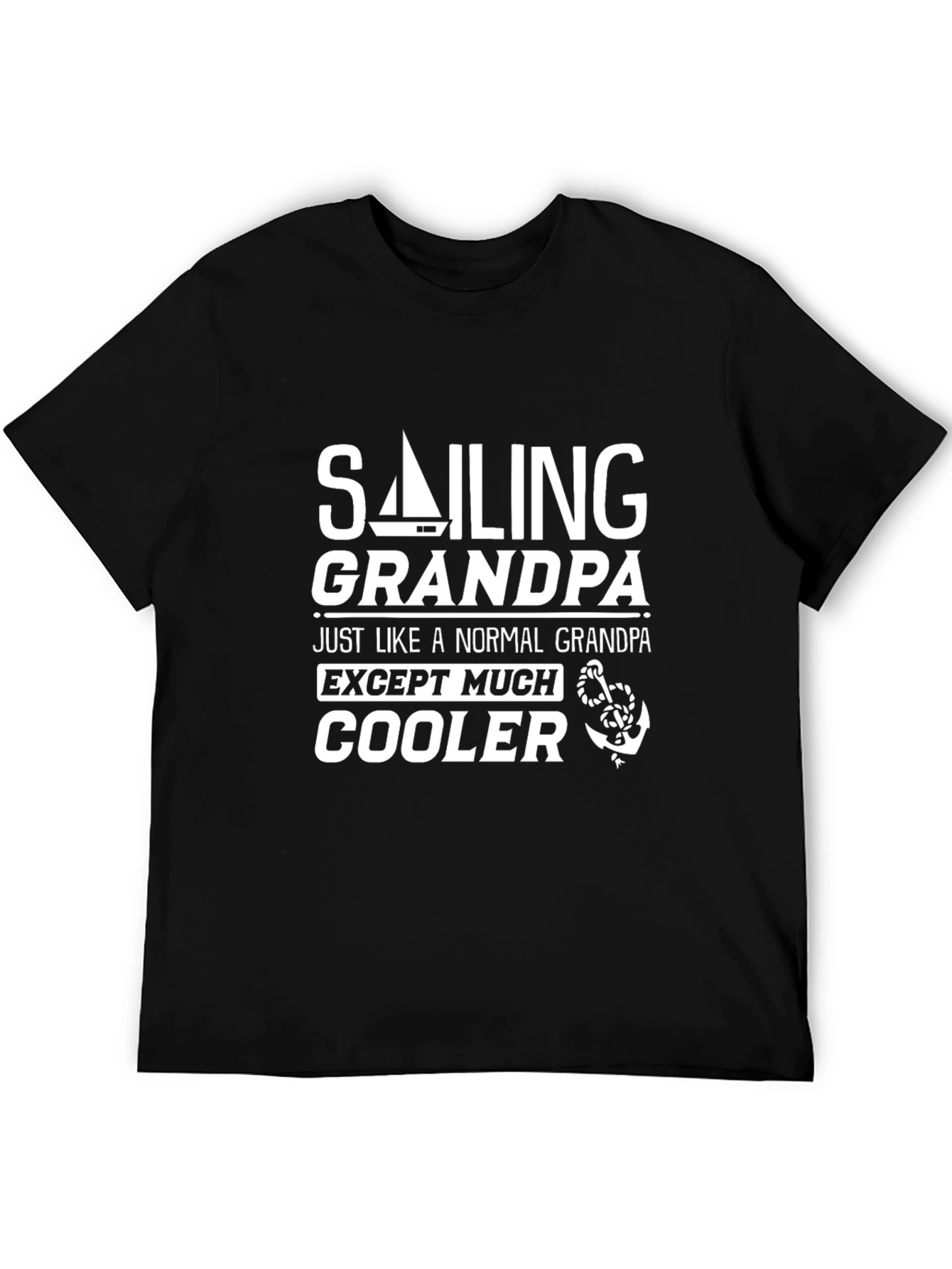 Sailing Grandpa T-Shirt - Cooler Than Normal Grandpa