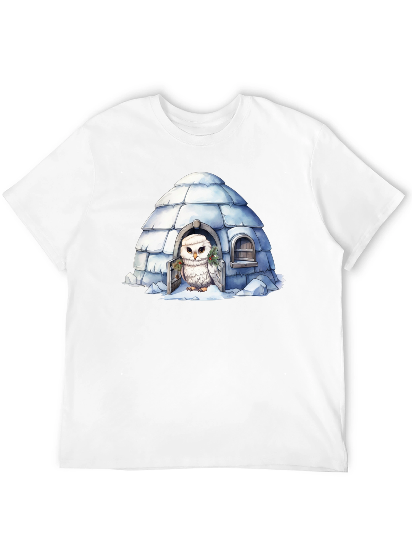 Igloo Owl Graphic Tee - Unique Design