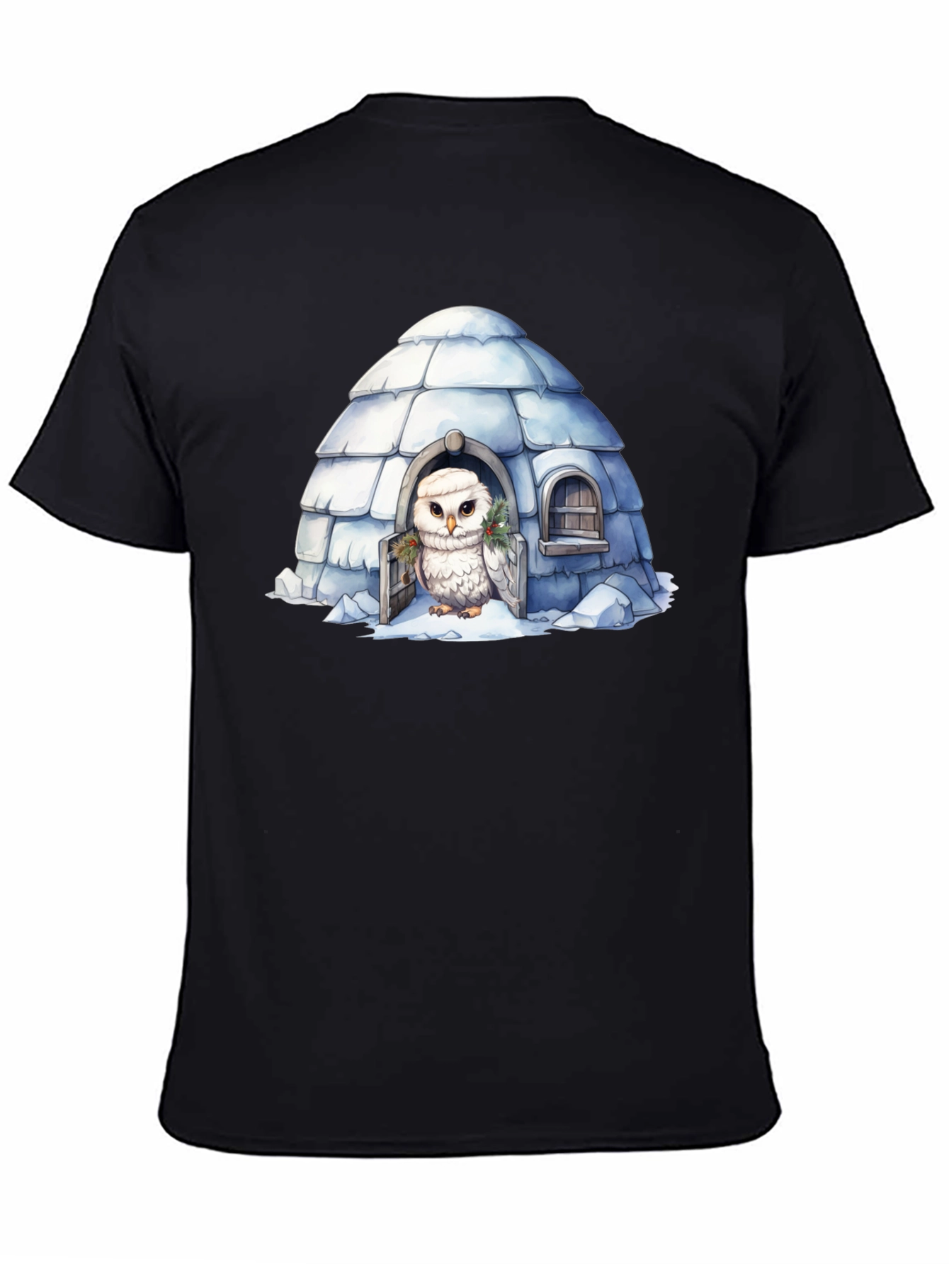 Igloo Owl Graphic Tee - Unique Design
