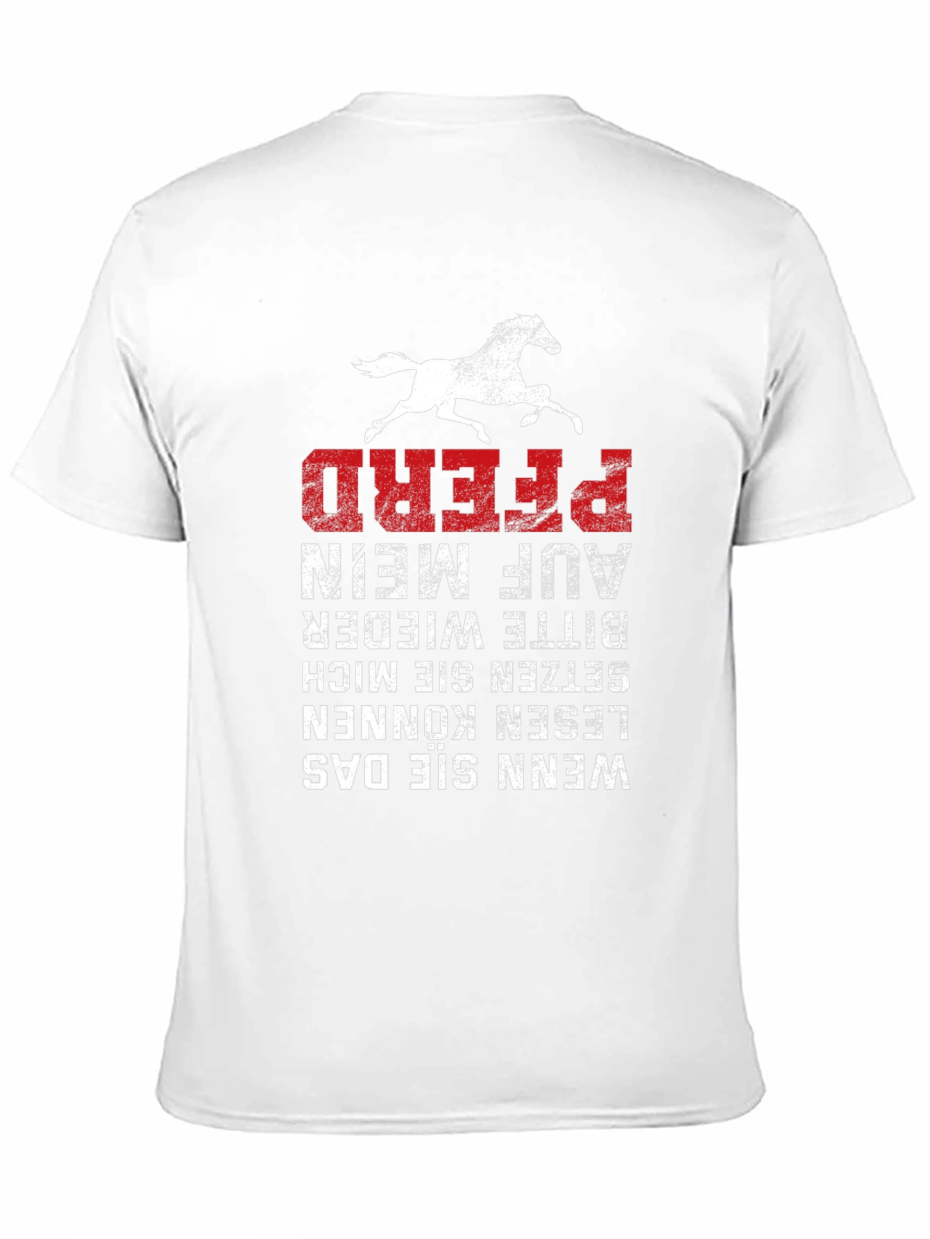 Funny German Horse T-Shirt - Pferd Auf Mein