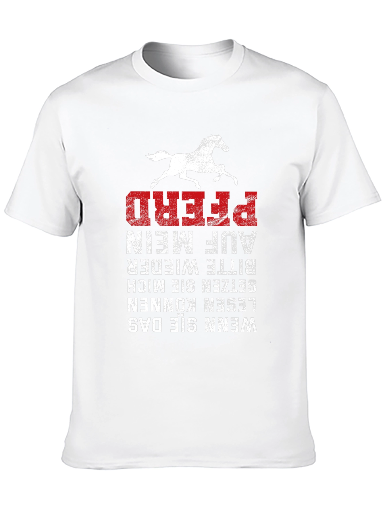 Funny German Horse T-Shirt - Pferd Auf Mein