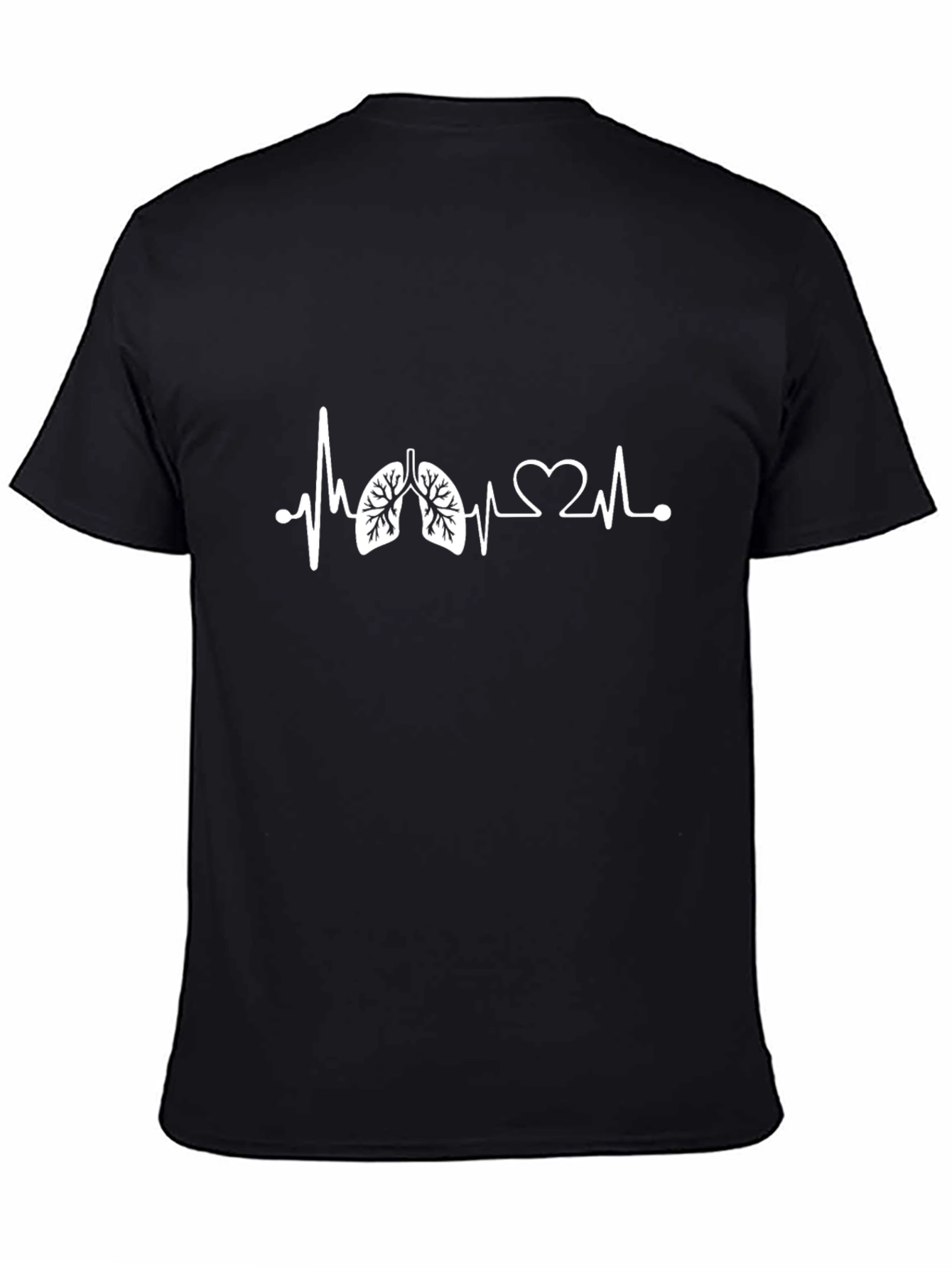 Lungs Heartbeat Graphic Tee
