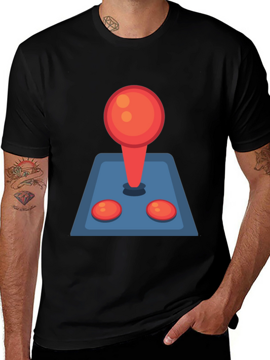 Retro Arcade Gamer T-Shirt - Classic Joystick Design