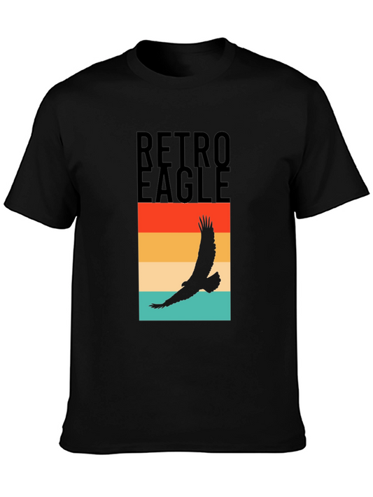 Retro Eagle Graphic Tee - Vintage Style T-Shirt