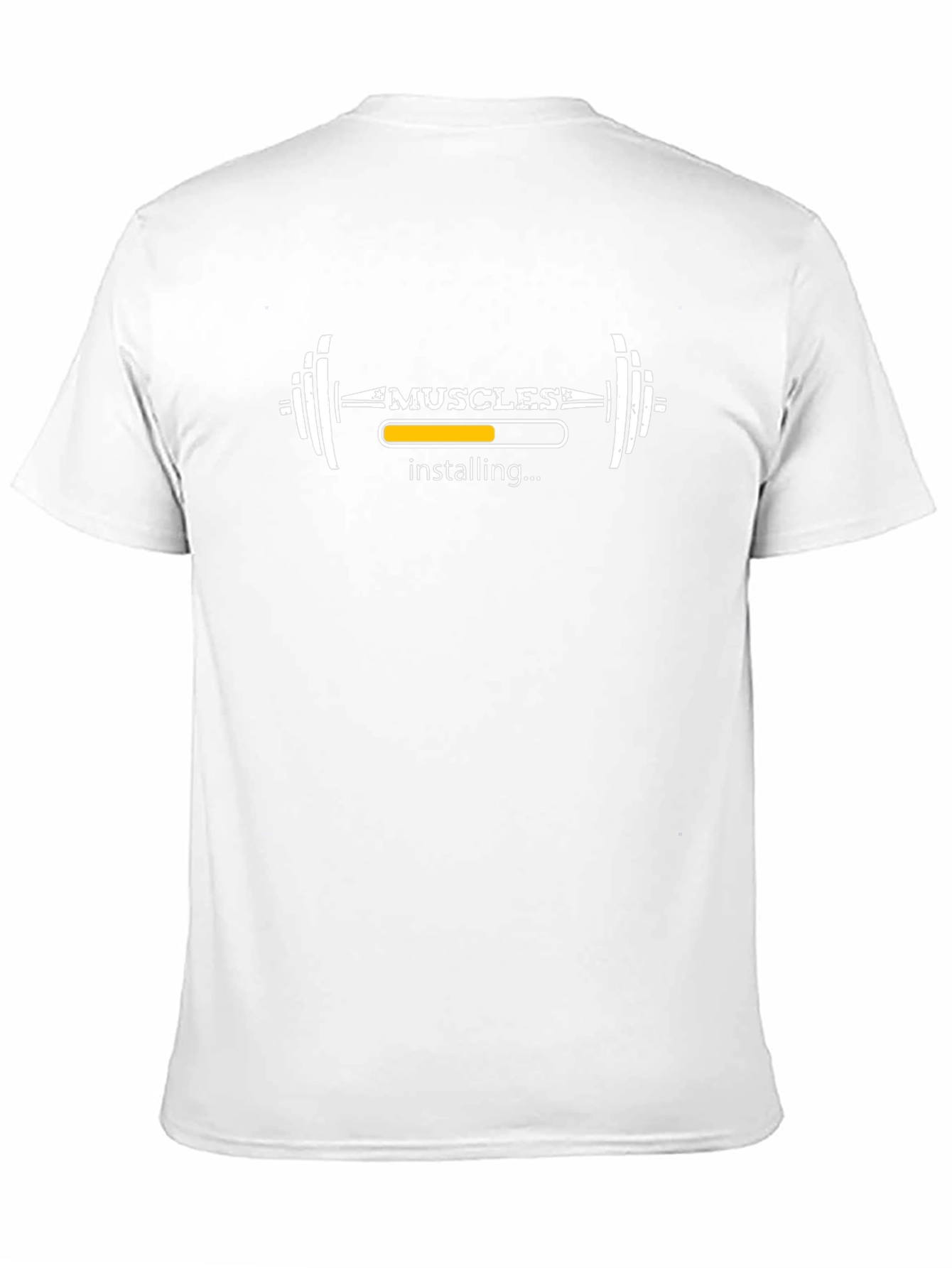 Muscles Installing Funny Gym Workout Black T-Shirt