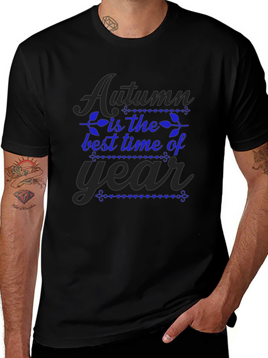 Autumn is the Best Time of Year Black Tee Shirt