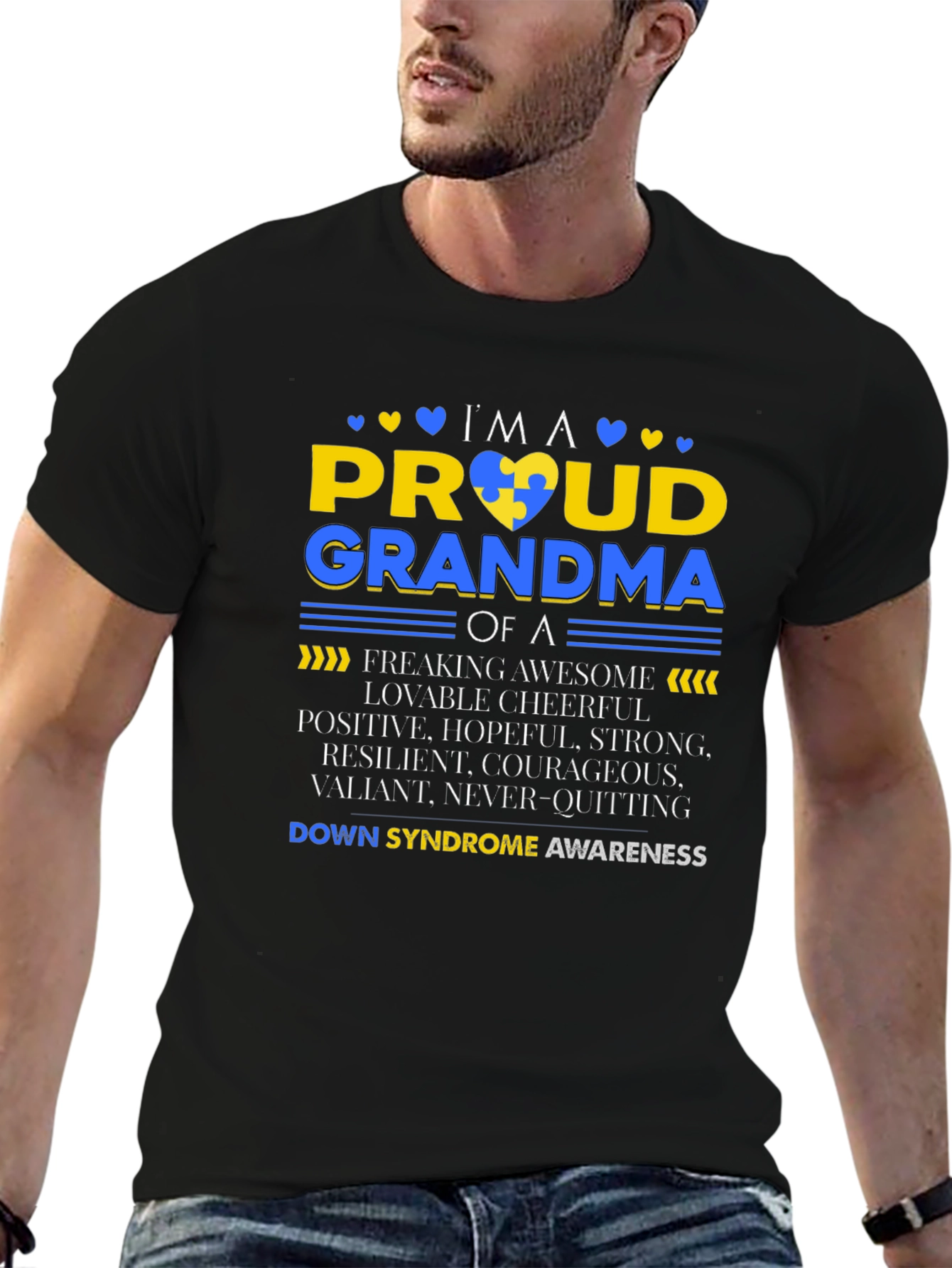 Proud Grandma Down Syndrome Awareness T-Shirt