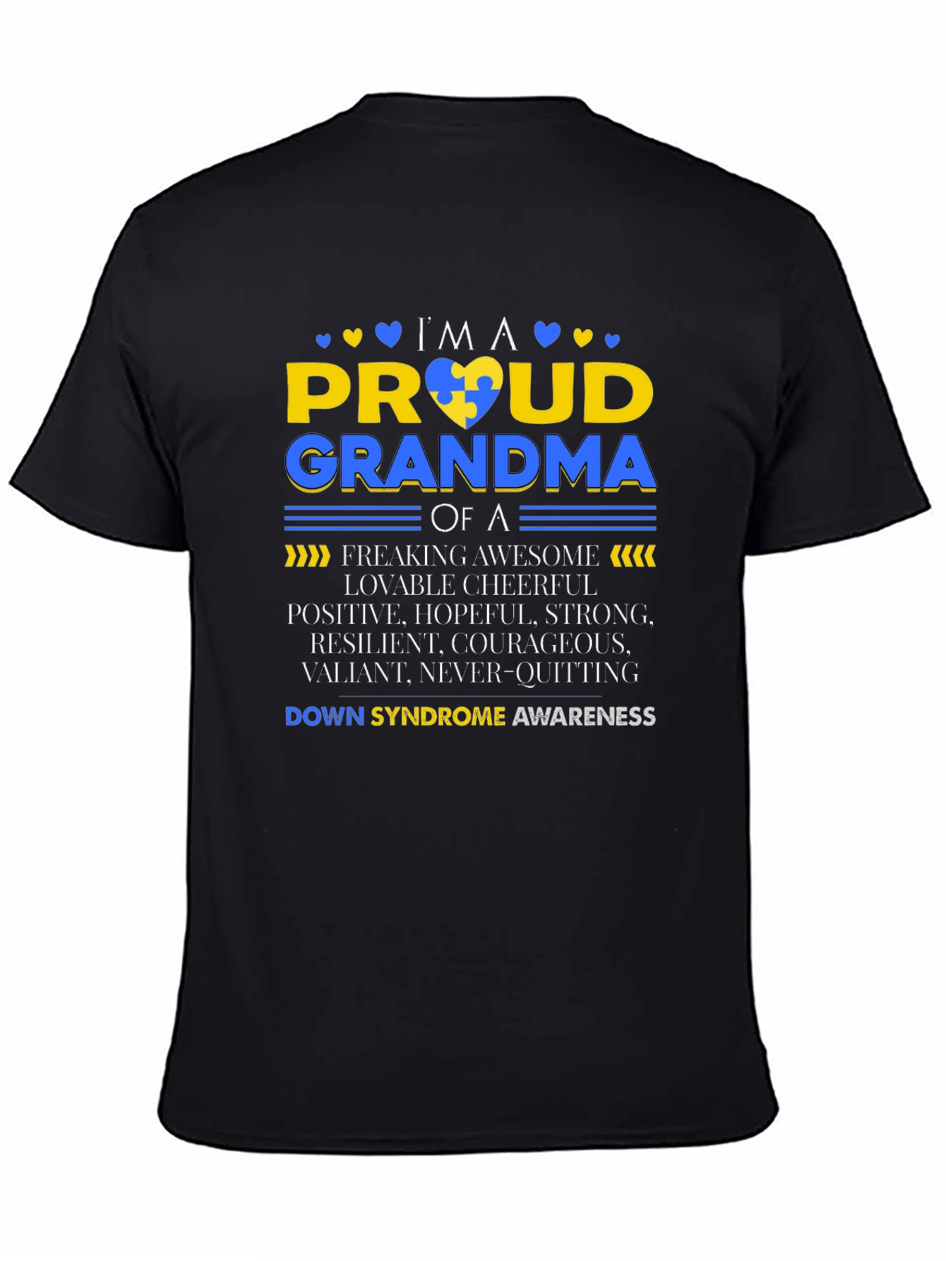Proud Grandma Down Syndrome Awareness T-Shirt
