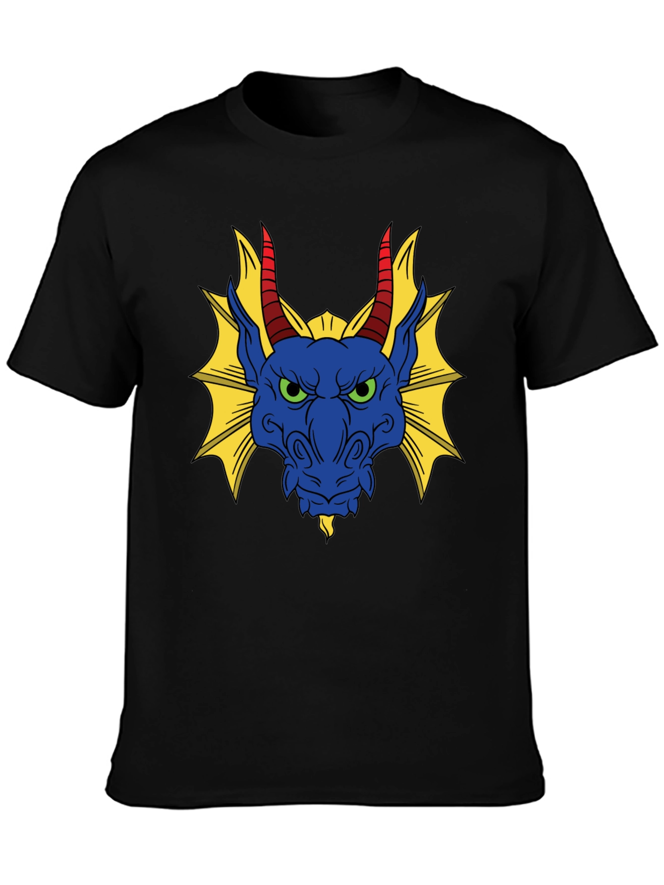 Dragon Graphic T-Shirt - Black