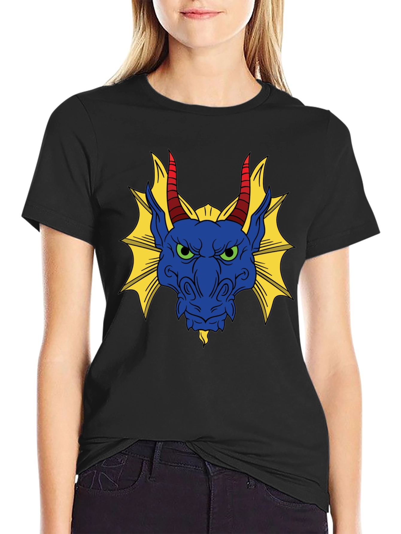Dragon Graphic T-Shirt - Black