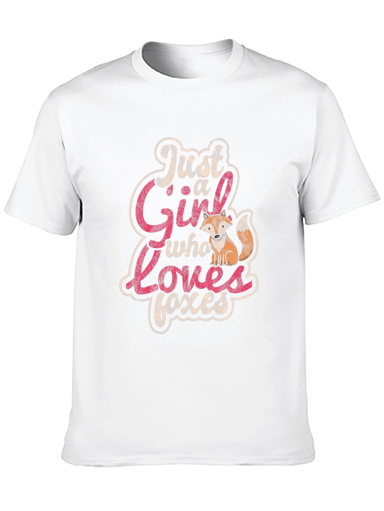 Just a Girl Who Loves Foxes T-Shirt