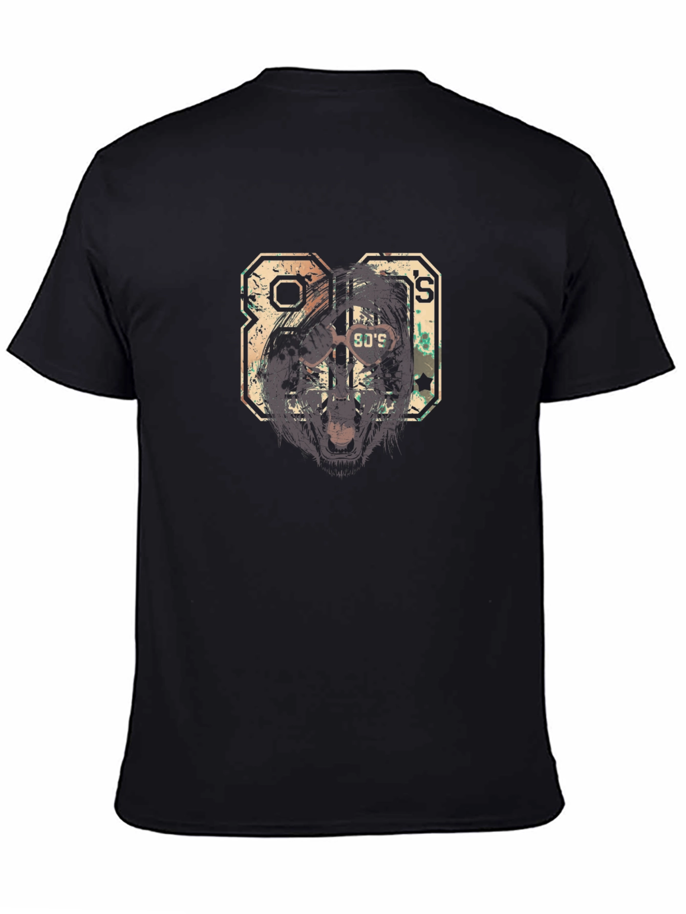 Retro 80s Graphic Print T-Shirt