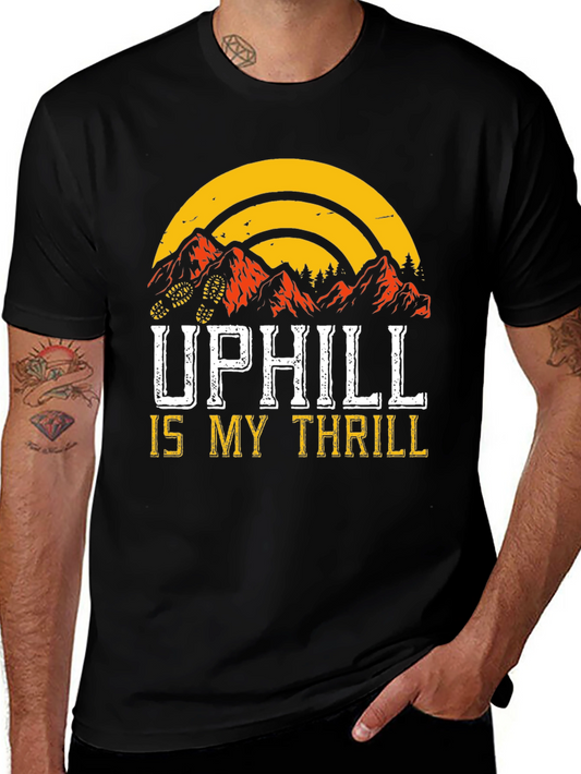 Uphill is My Thrill Graphic Tee