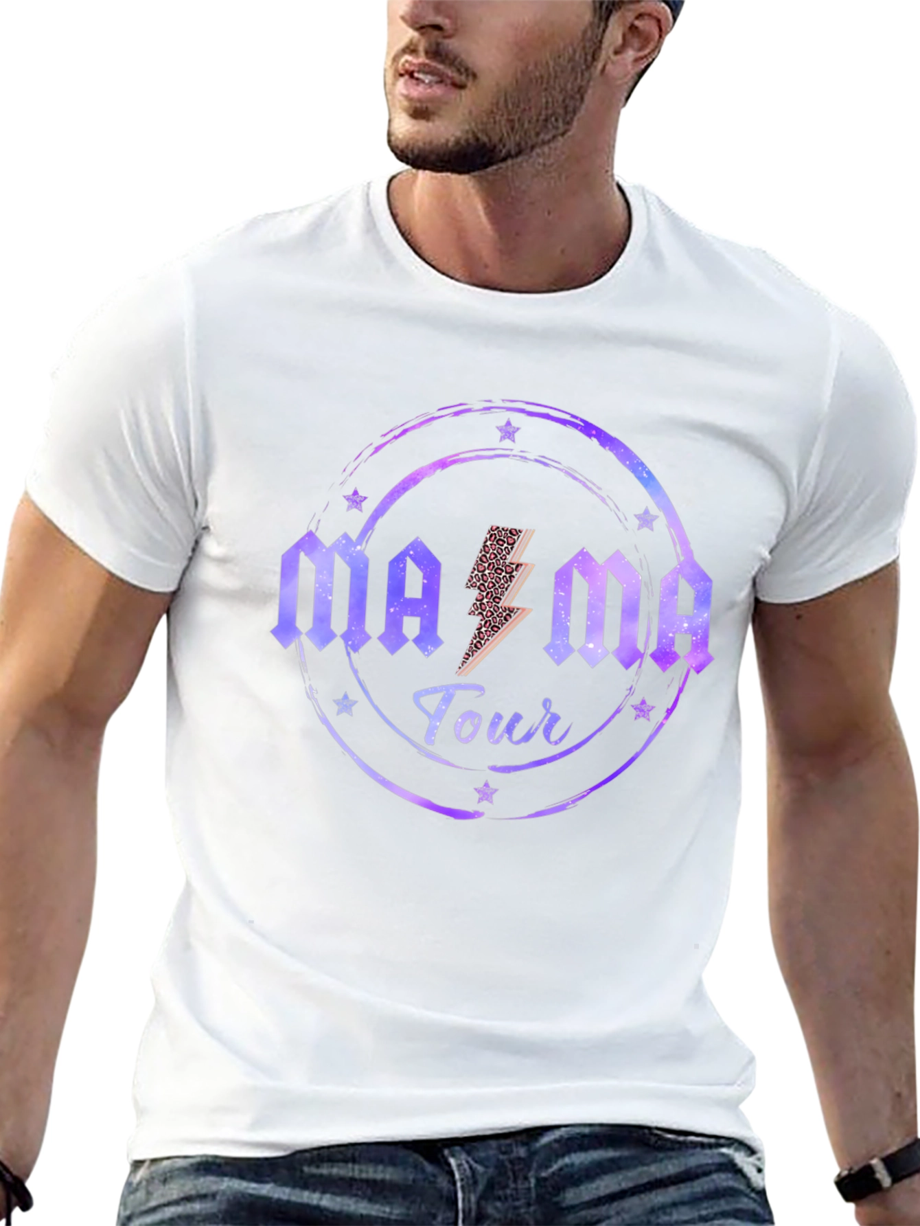 Mama Tour Black Graphic T-Shirt