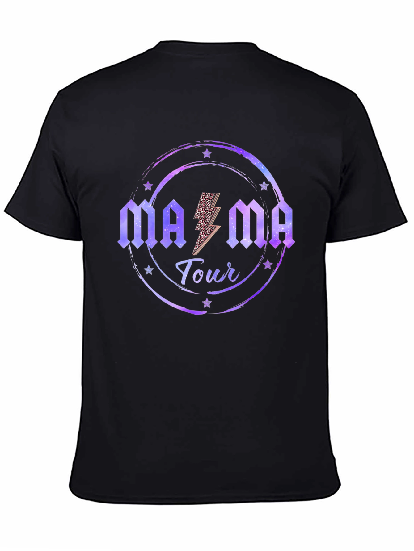 Mama Tour Black Graphic T-Shirt