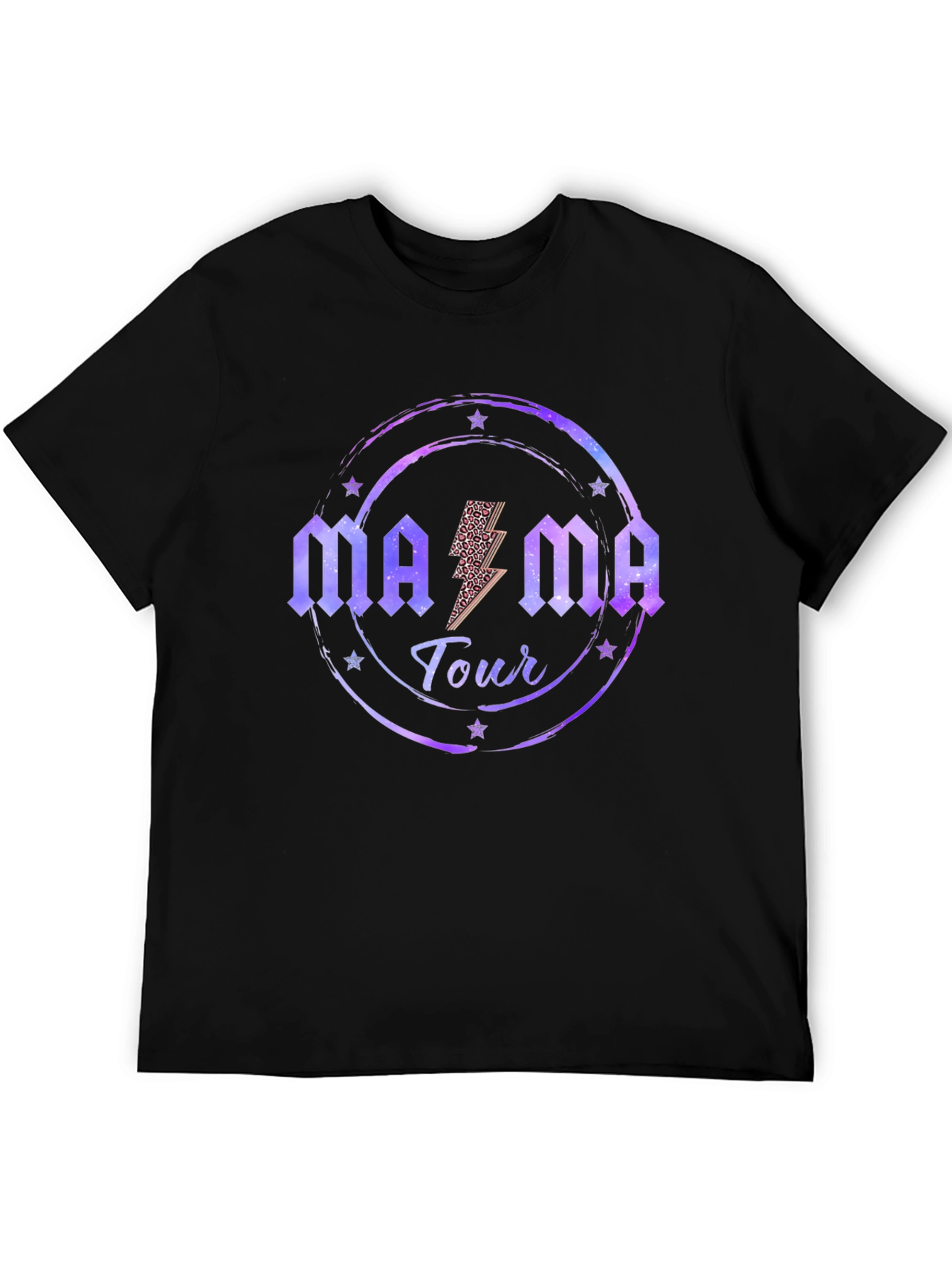 Mama Tour Black Graphic T-Shirt