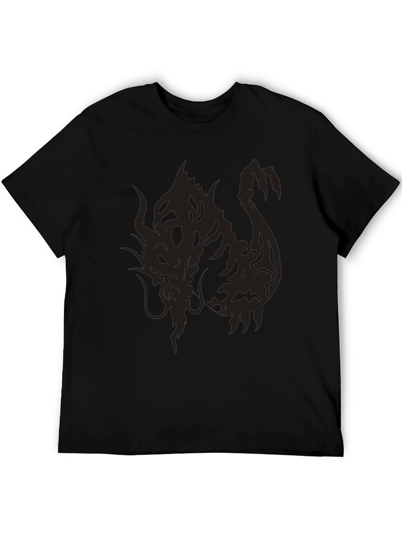 Black Dragon Graphic T-Shirt - Stylish Mens Tee