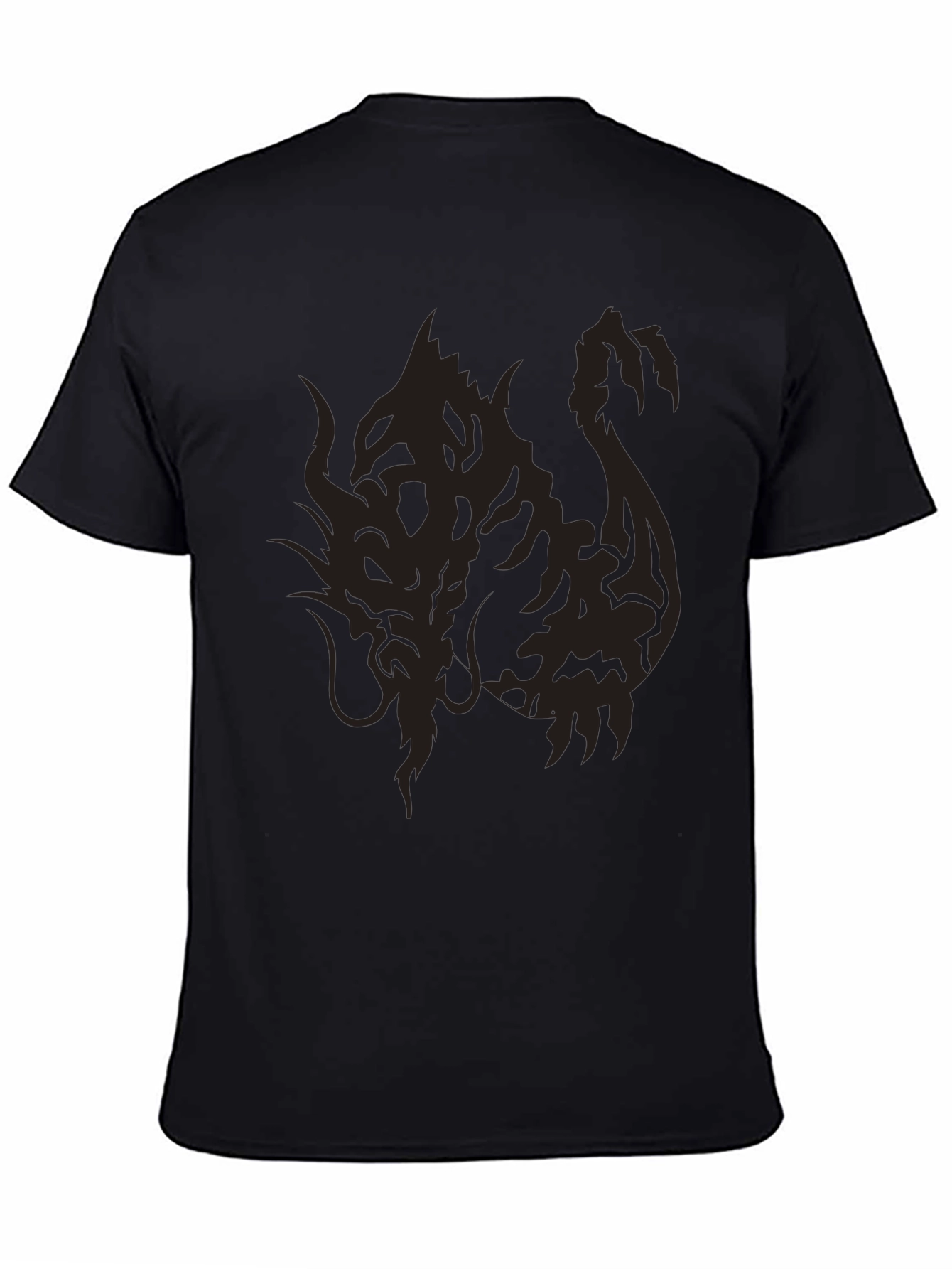 Black Dragon Graphic T-Shirt - Stylish Mens Tee