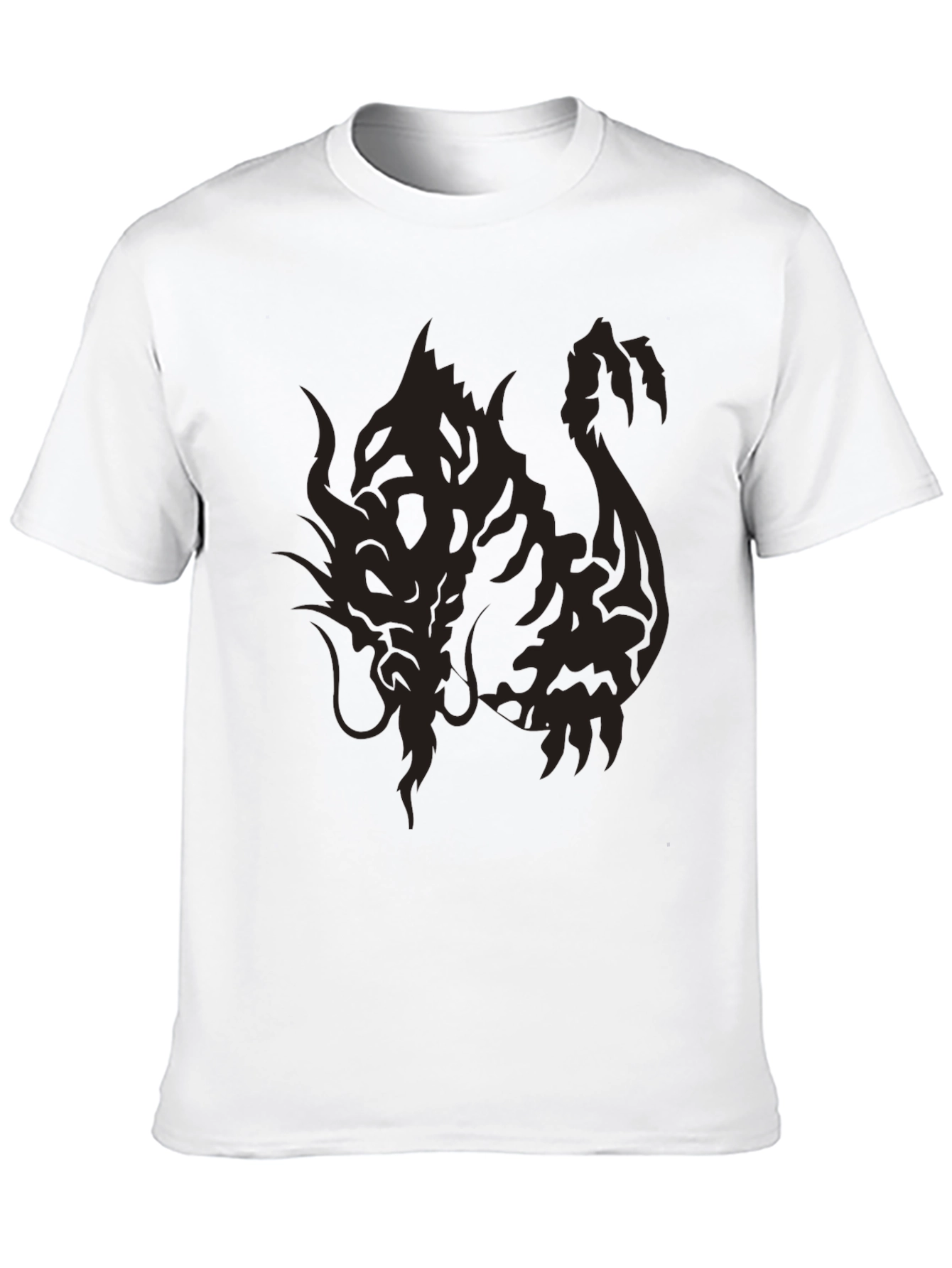 Black Dragon Graphic T-Shirt - Stylish Mens Tee